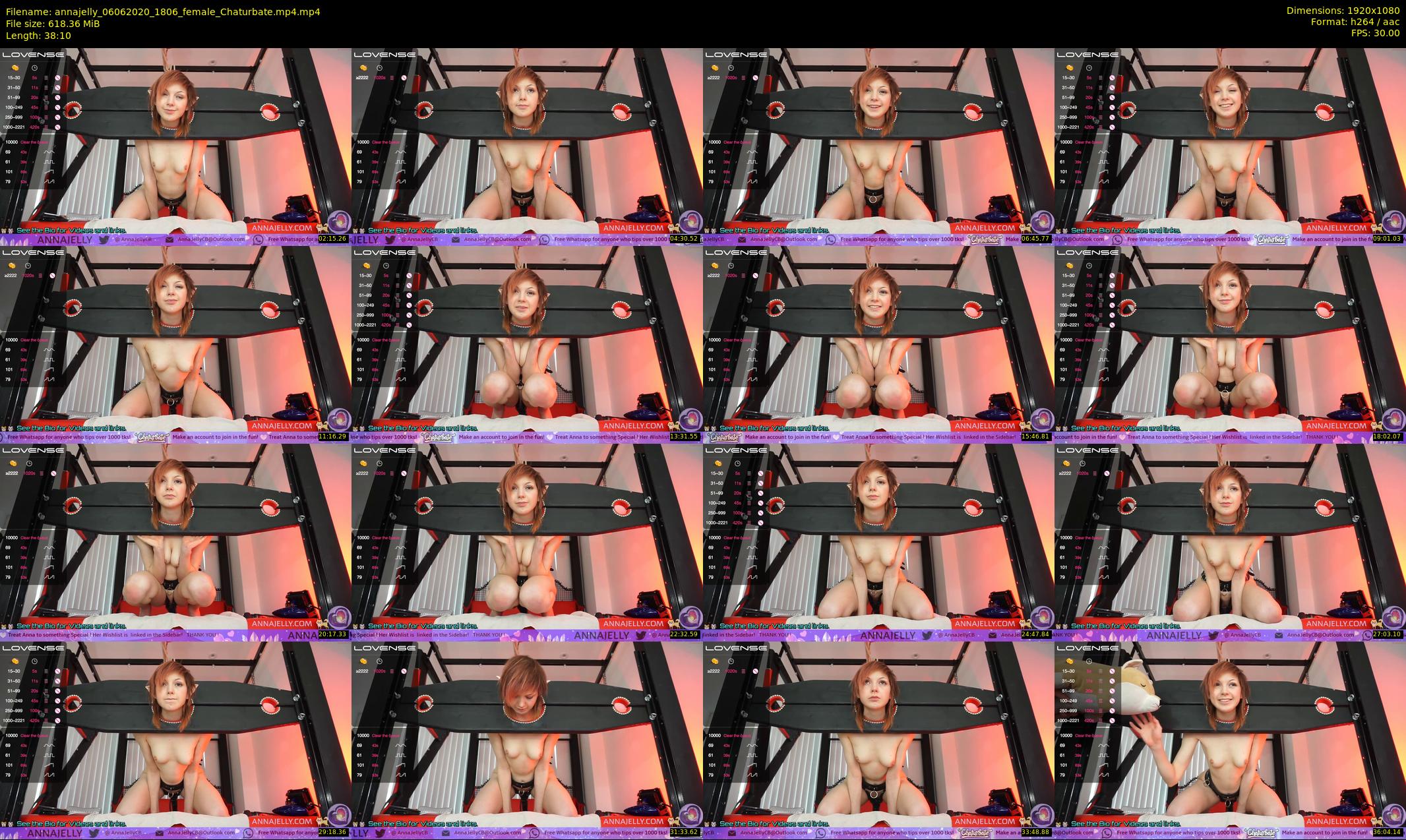 annajelly — 39 minute Chaturbate couple cam show recording, 1080p, Jun 6, 2020
