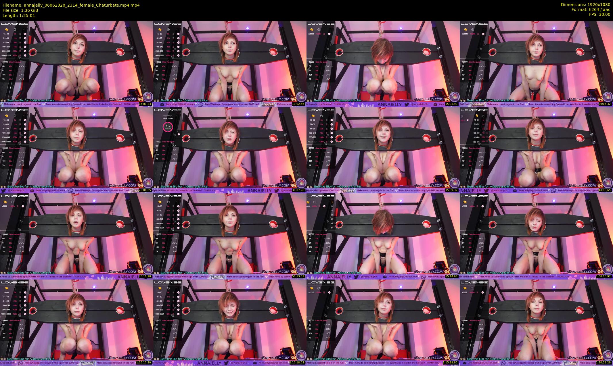 annajelly — 86 minute Chaturbate couple cam show recording, 1080p, Jun 6, 2020