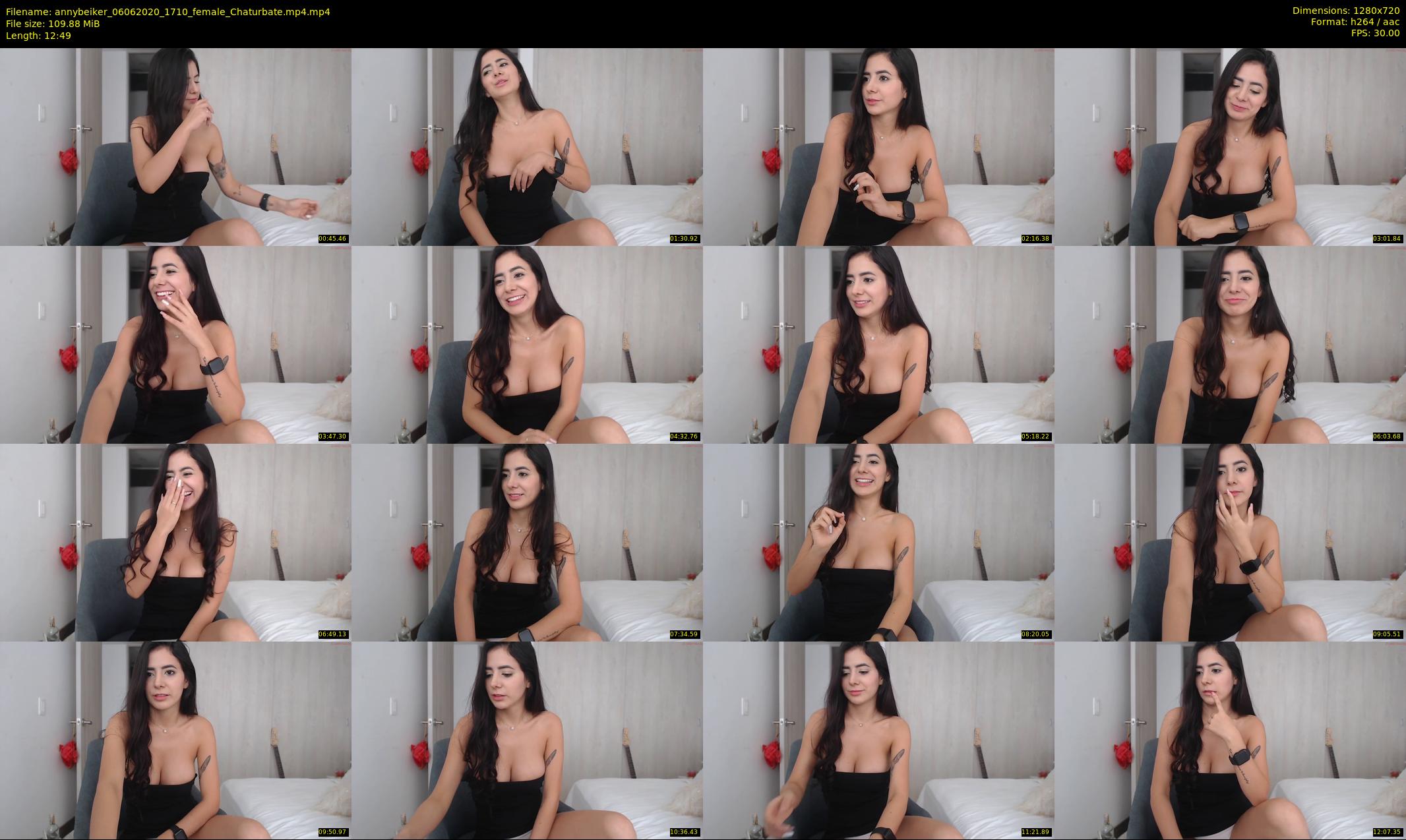 annybeiker — 13 minute Chaturbate female cam show recording, 720p, Jun 6, 2020