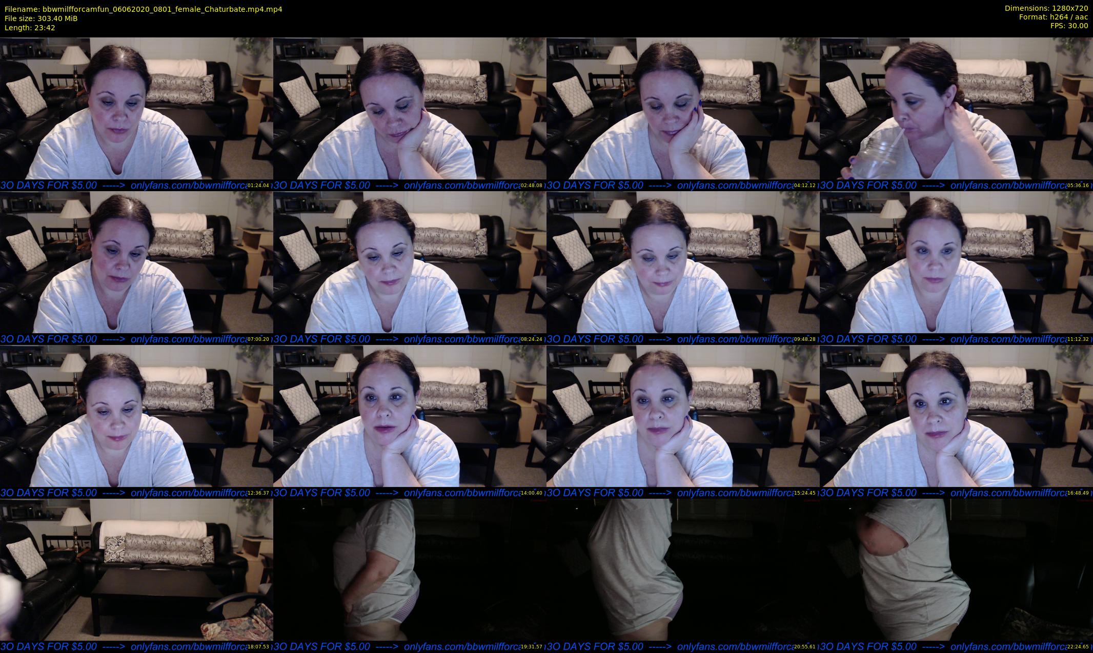 bbwmilfforcamfun — 24 minute Chaturbate female cam show recording, 720p, Jun 6, 2020