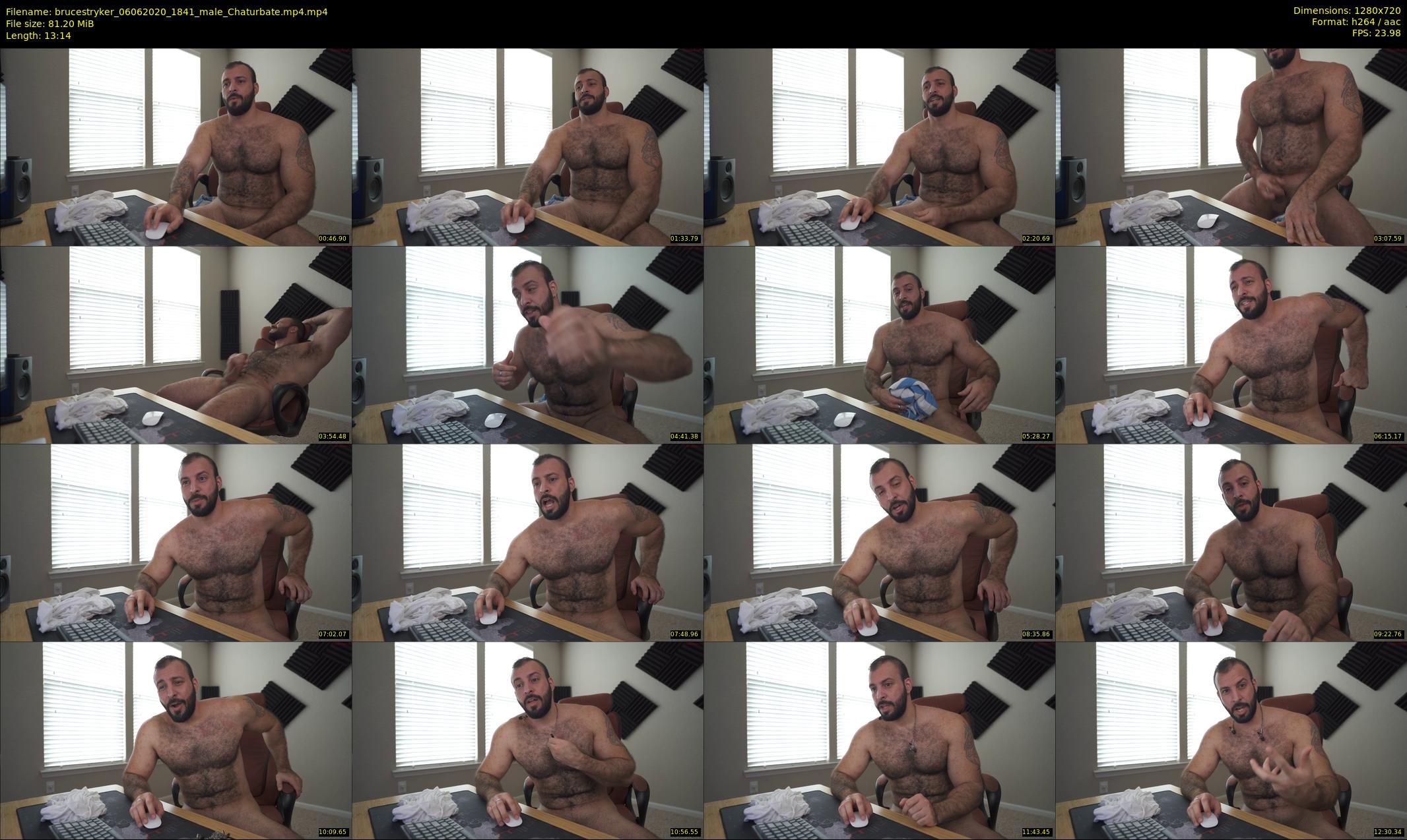 brucestryker — 14 minute Chaturbate male cam show recording, 720p, Jun 6, 2020