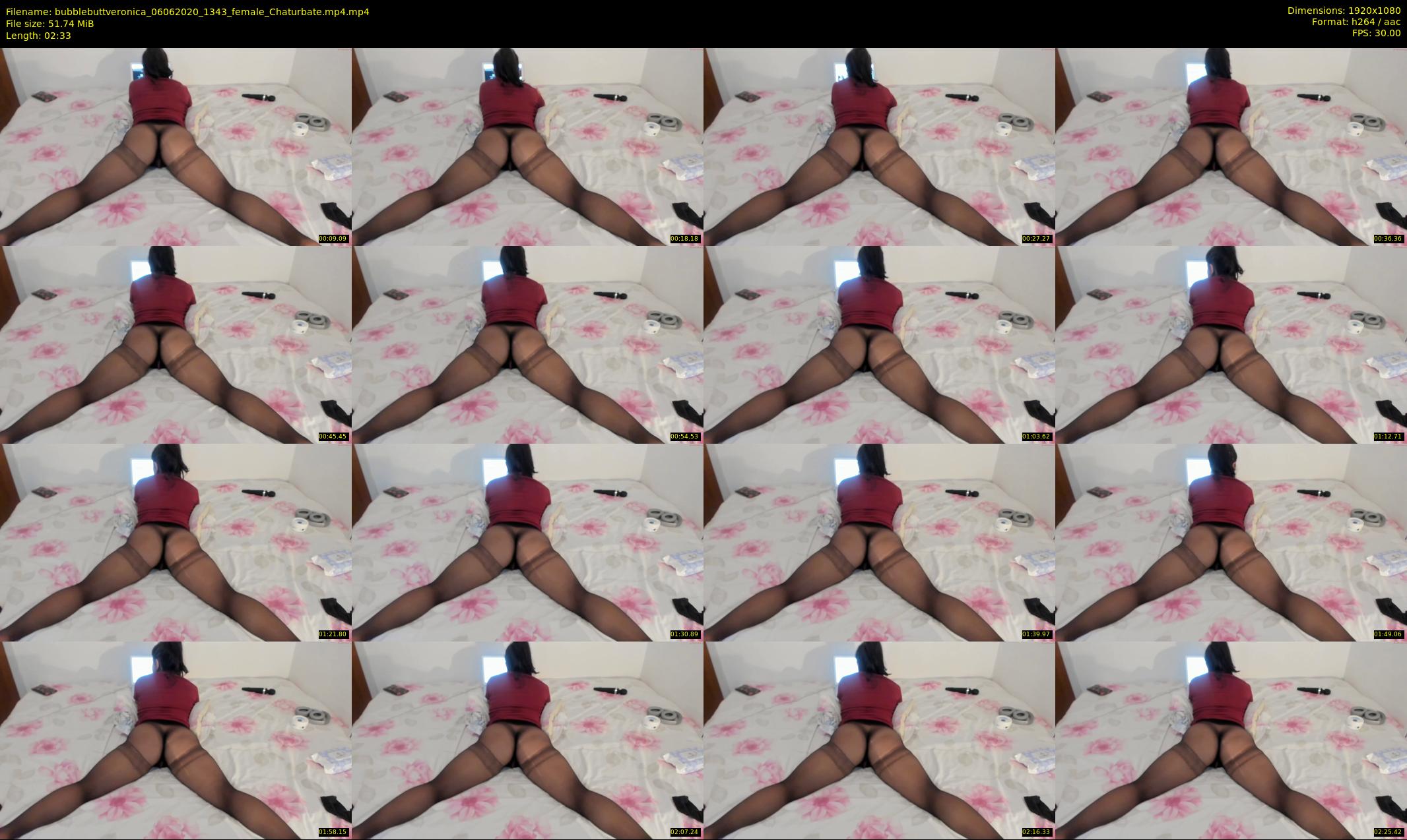 bubblebuttveronica — 3 minute Chaturbate female cam show recording, 1080p, Jun 6, 2020