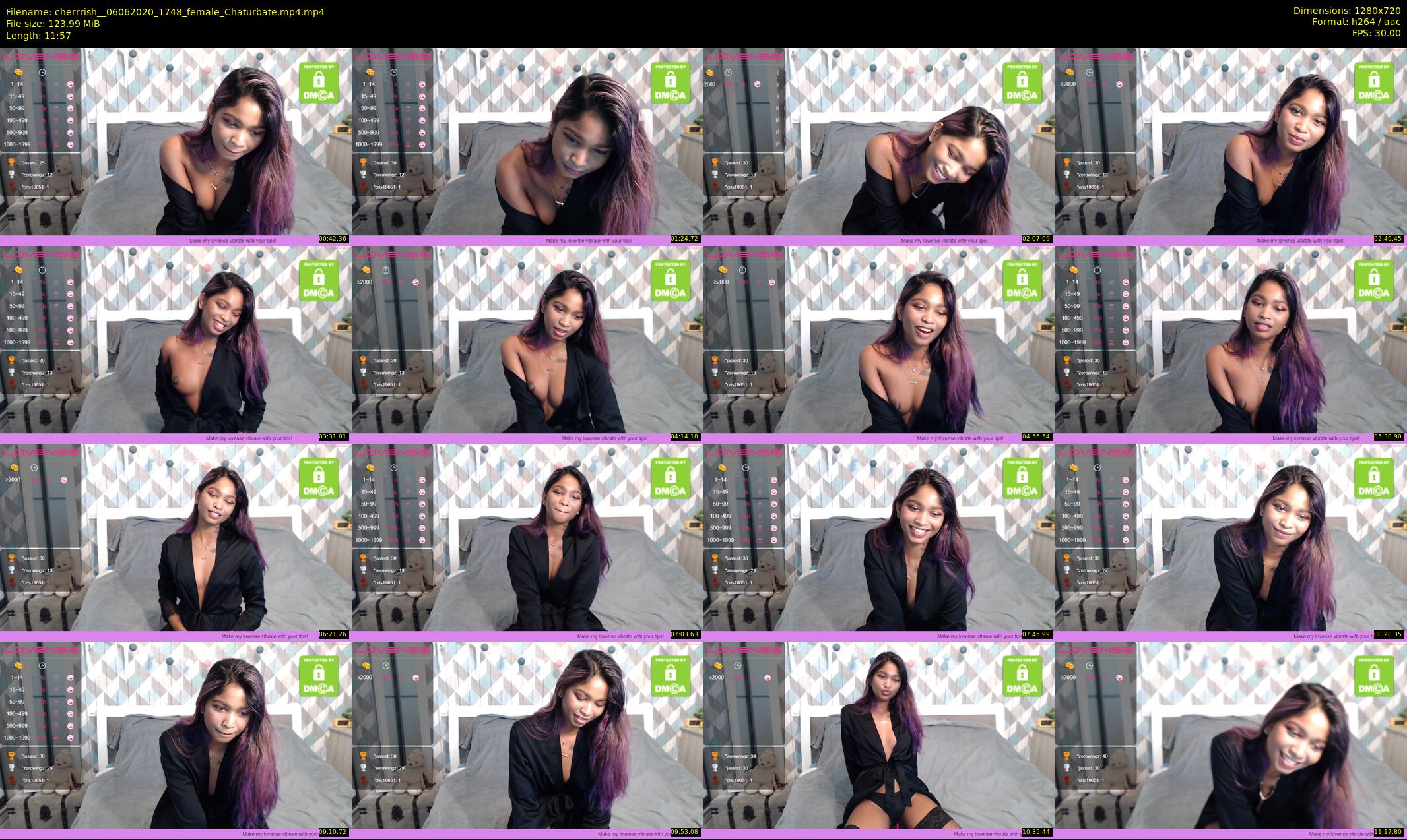 cherrrish_ — 12 minute Chaturbate female cam show recording, 720p, Jun 6, 2020