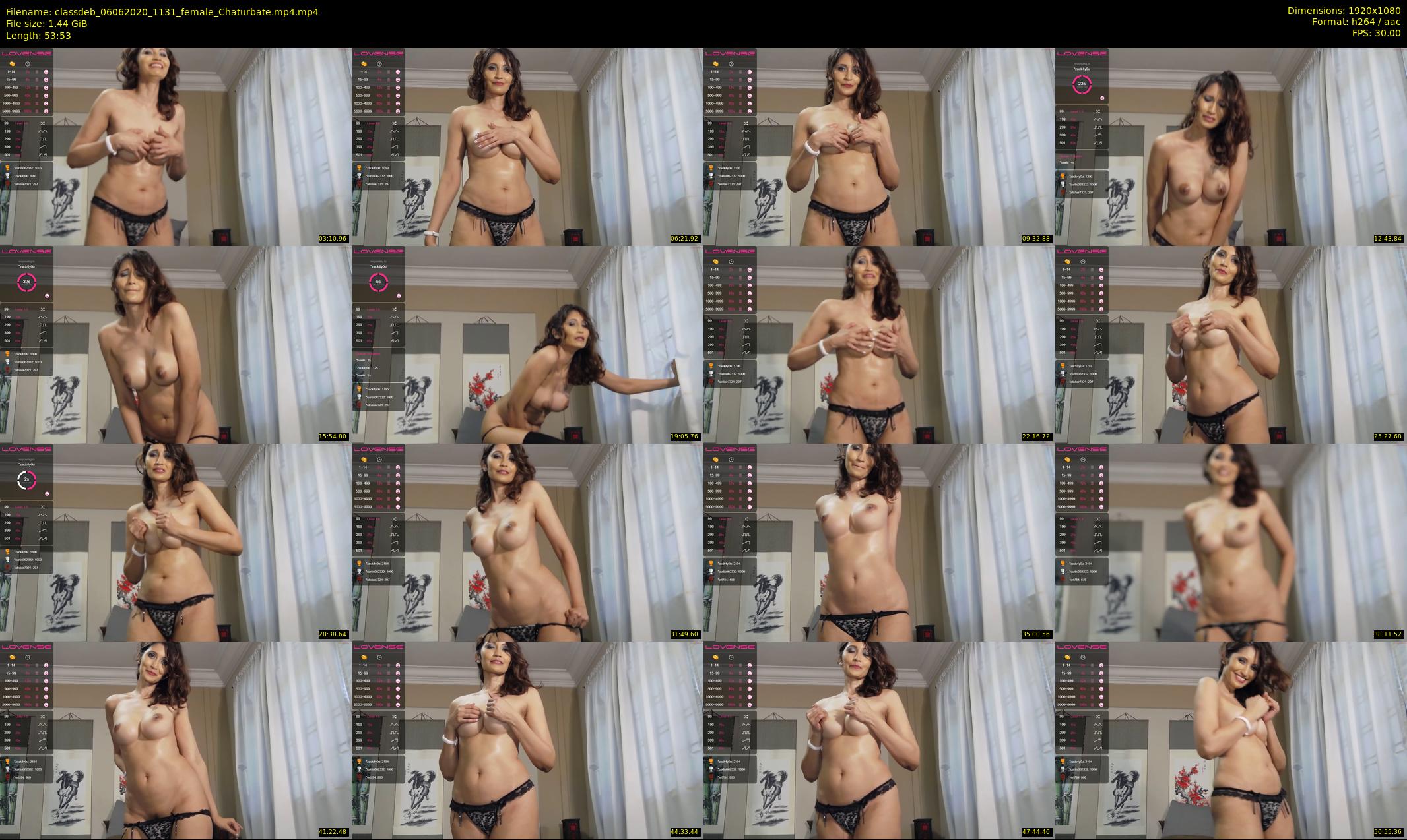 classdeb — 54 minute Chaturbate female cam show recording, 1080p, Jun 6, 2020