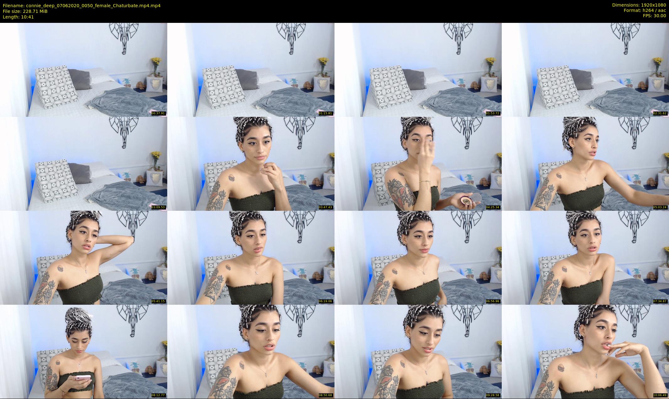 connie_deep — 11 minute Chaturbate female cam show recording, 1080p, Jun 7, 2020
