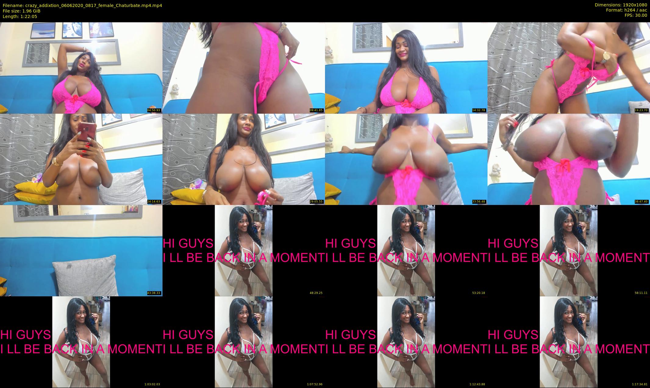 crazy_addixtion — 83 minute Chaturbate female cam show recording, 1080p, Jun 6, 2020