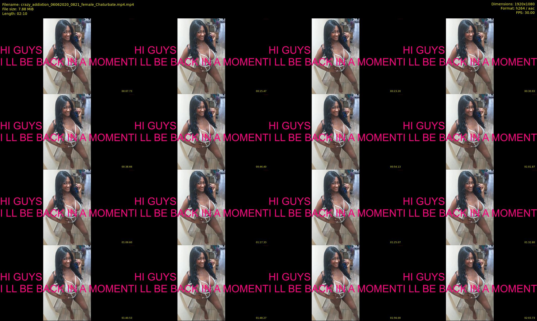 crazy_addixtion — 3 minute Chaturbate female cam show recording, 1080p, Jun 6, 2020