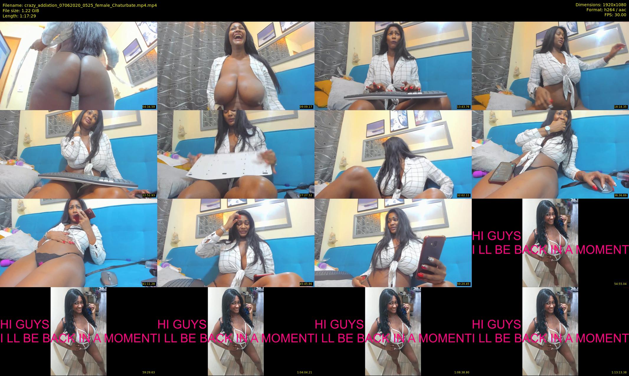 crazy_addixtion — 78 minute Chaturbate female cam show recording, 1080p, Jun 7, 2020