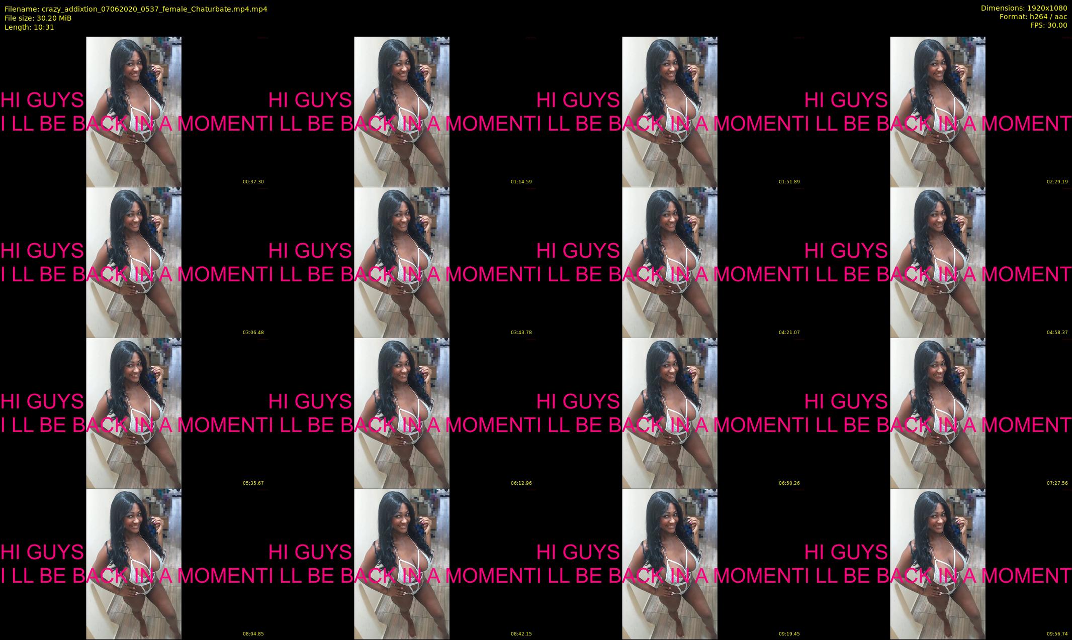 crazy_addixtion — 11 minute Chaturbate female cam show recording, 1080p, Jun 7, 2020