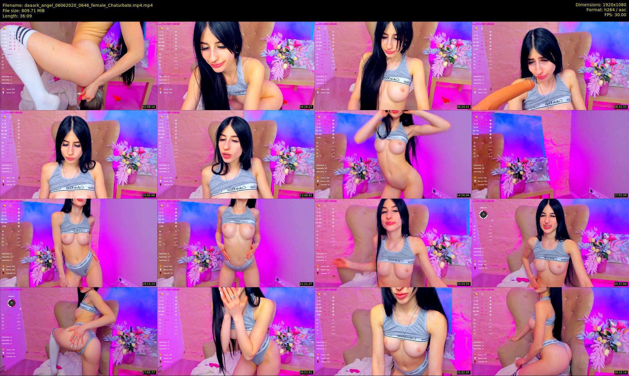 daaark_angel — 37 minute Chaturbate female cam show recording, 1080p, Jun 6, 2020