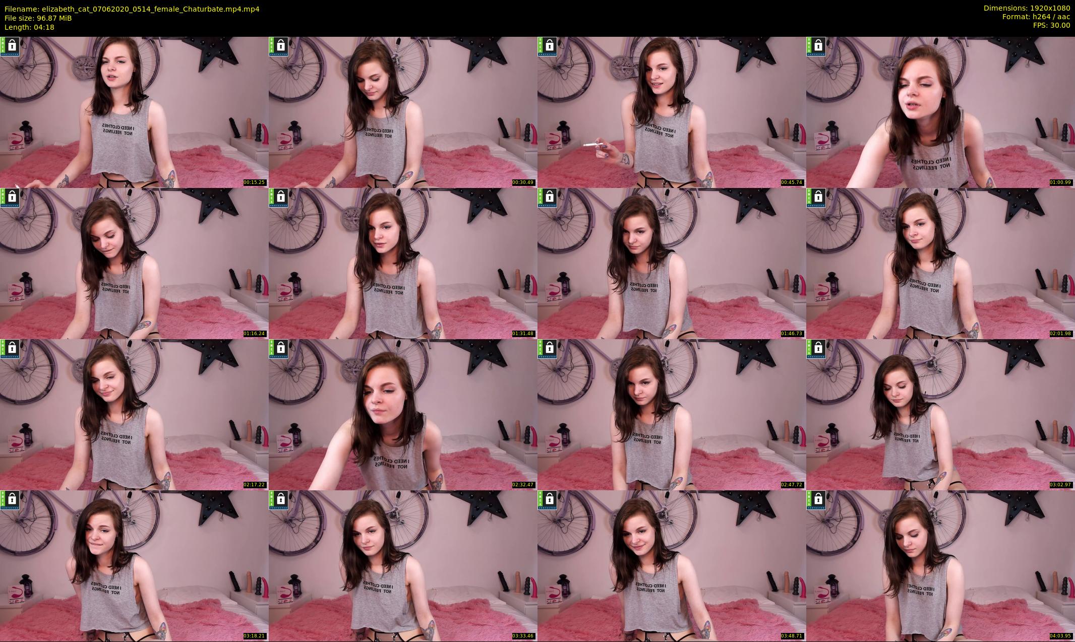 elizabeth_cat — 5 minute Chaturbate female cam show recording, 1080p, Jun 7, 2020