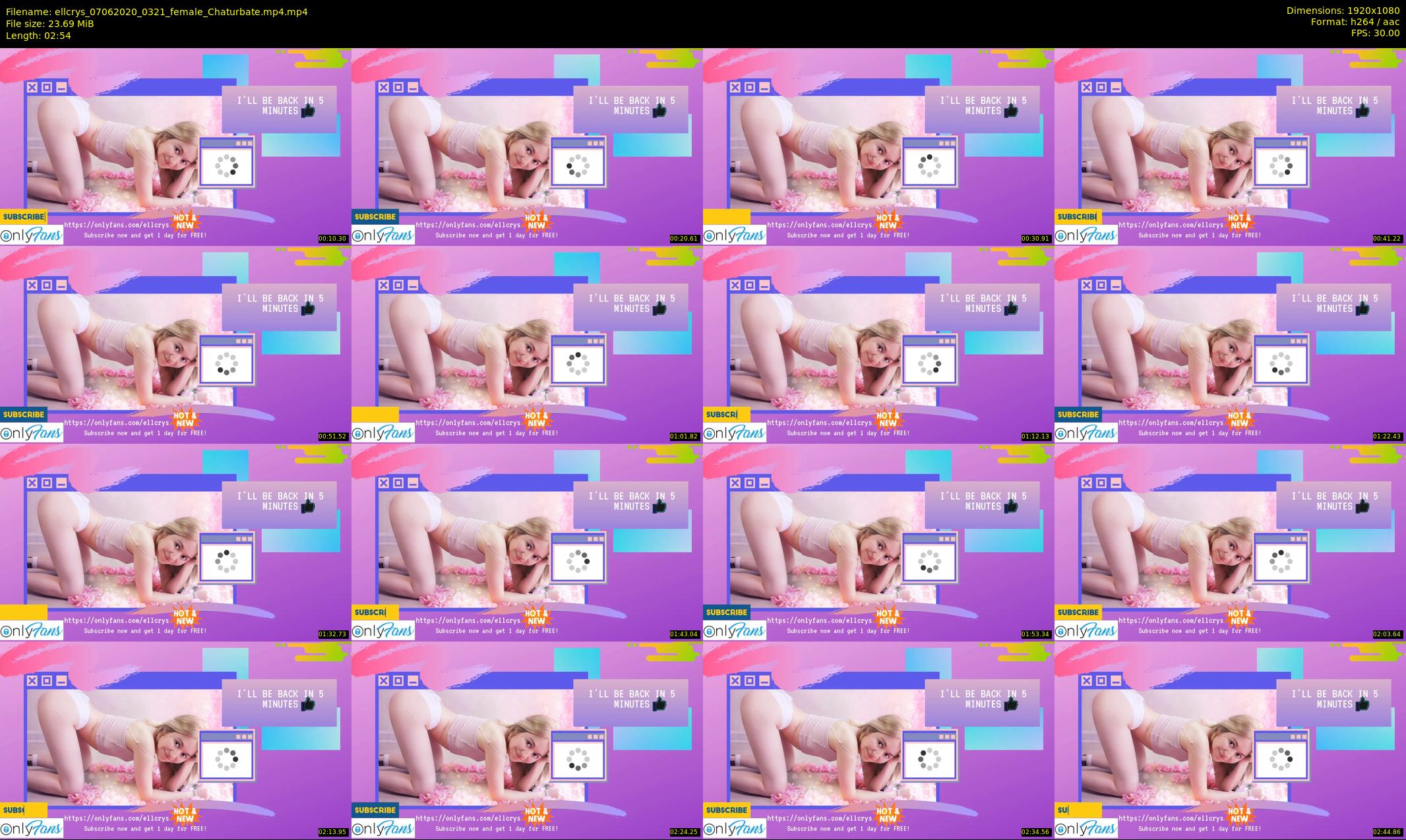 ellcrys — 3 minute Chaturbate couple cam show recording, 1080p, Jun 7, 2020