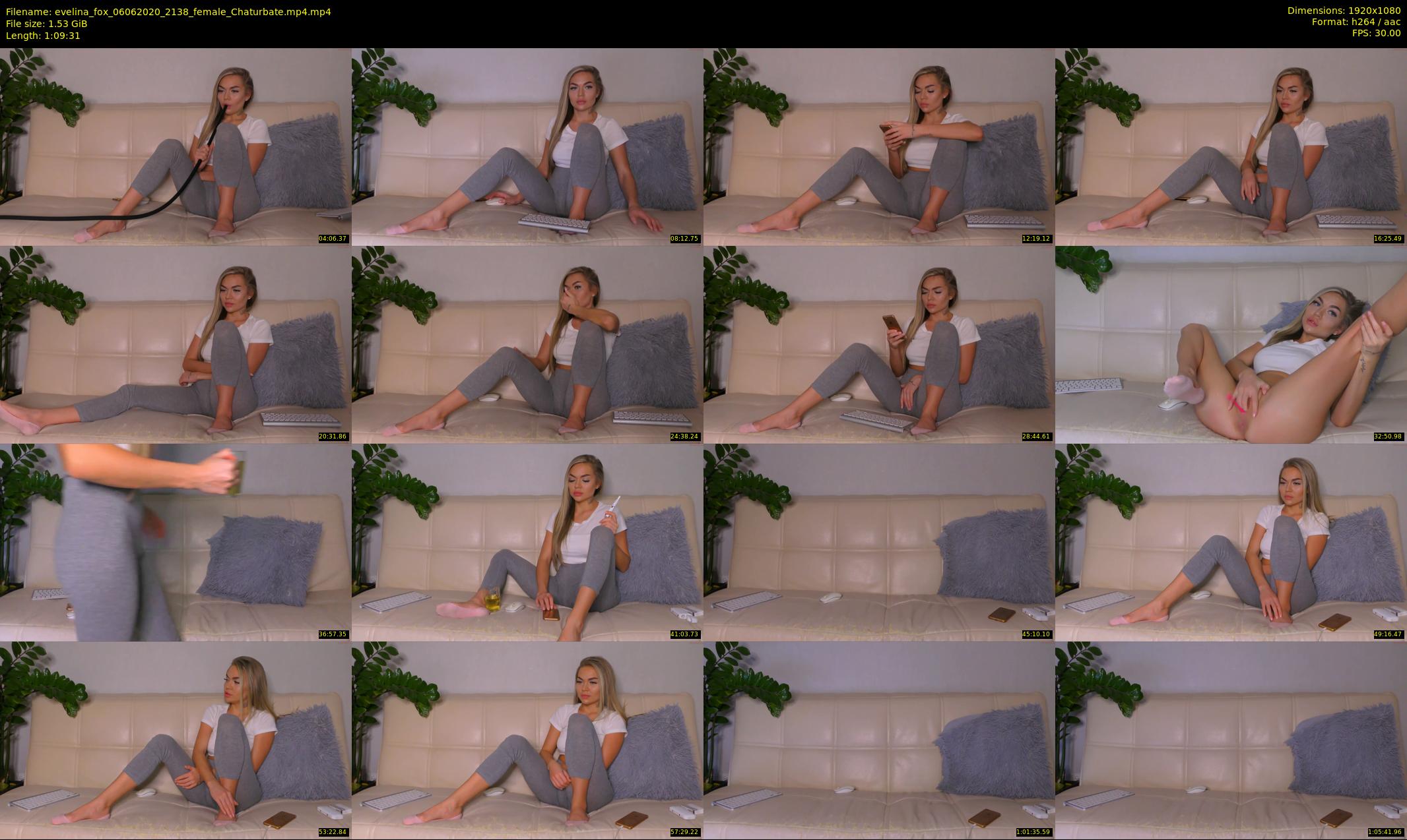evelina_fox — 70 minute Chaturbate female cam show recording, 1080p, Jun 6, 2020
