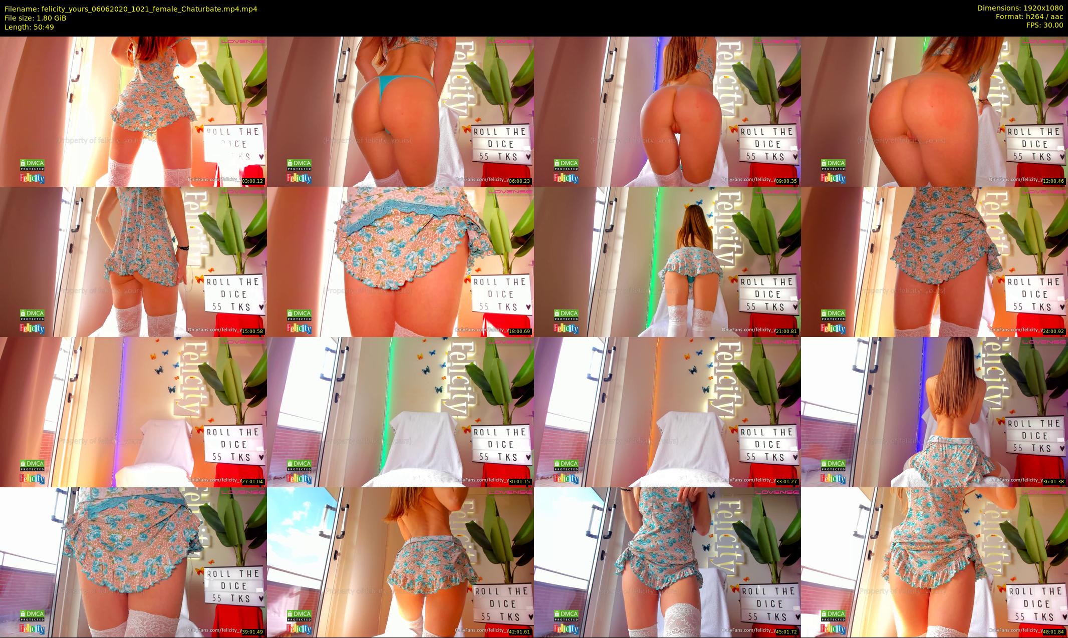 felicity_yours — 51 minute Chaturbate female cam show recording, 1080p, Jun 6, 2020