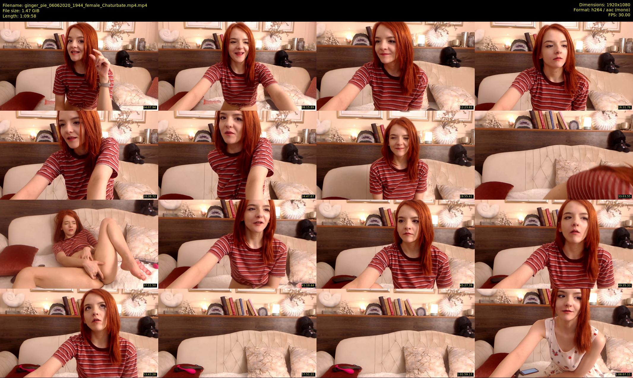 ginger_pie — 70 minute Chaturbate female cam show recording, 1080p, Jun 6, 2020