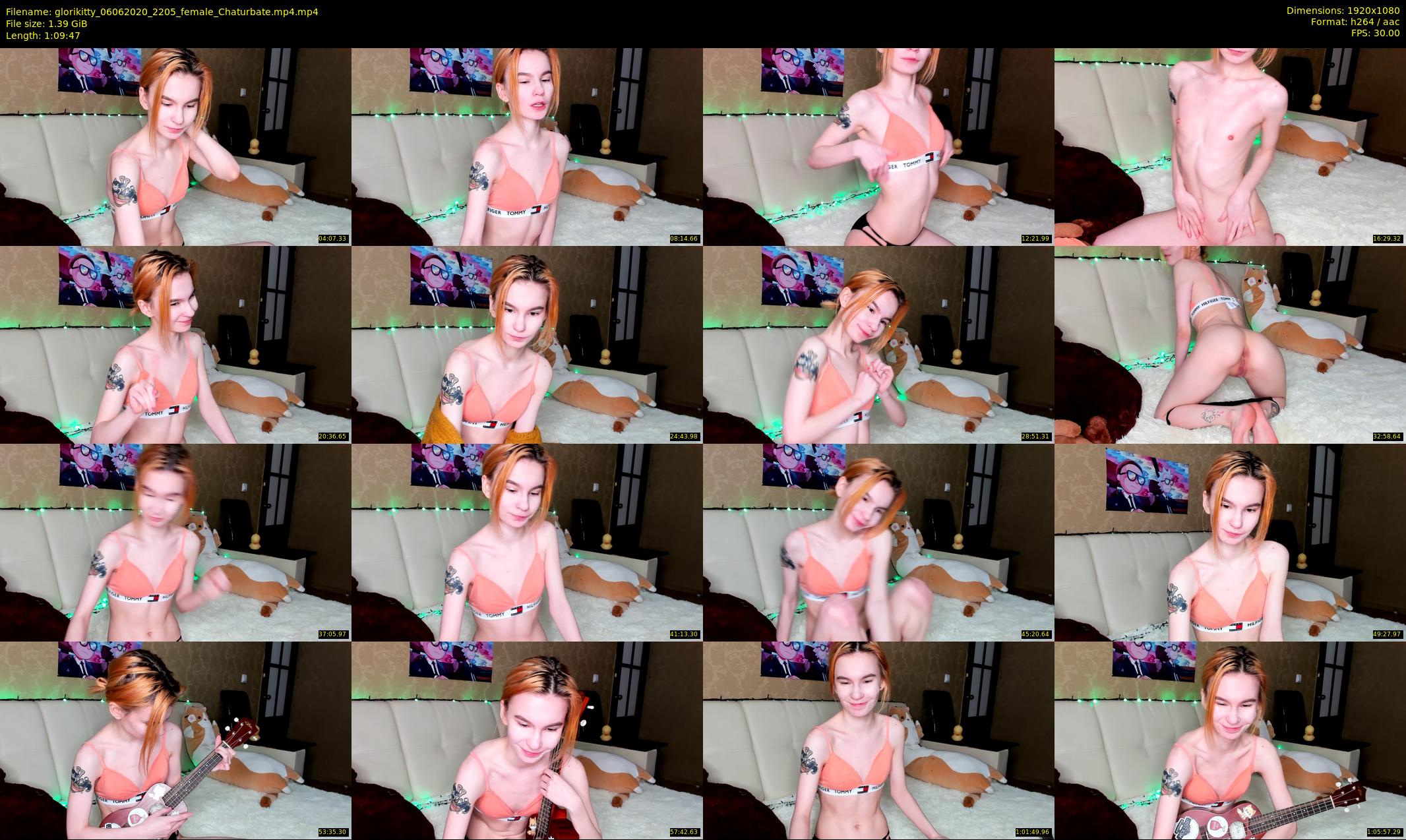 glorikitty — 70 minute Chaturbate female cam show recording, 1080p, Jun 6, 2020