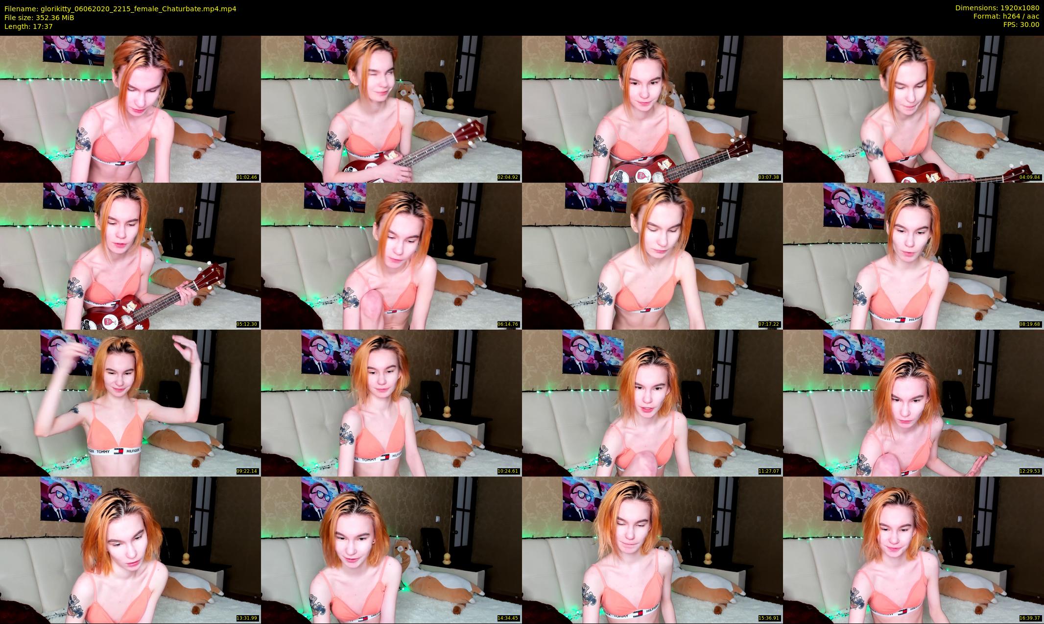 glorikitty — 18 minute Chaturbate female cam show recording, 1080p, Jun 6, 2020