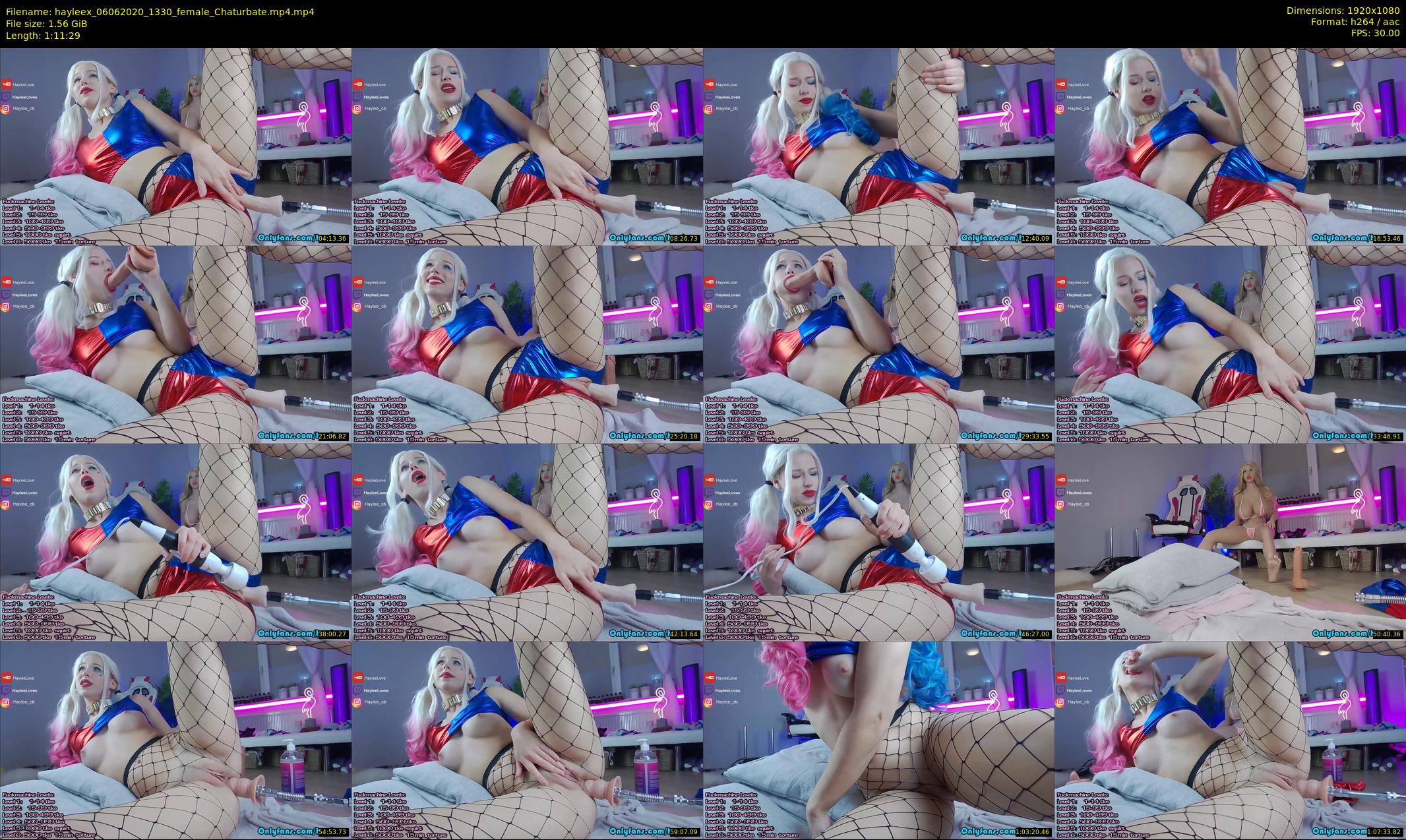 hayleex — 72 minute Chaturbate female cam show recording, 1080p, Jun 6, 2020