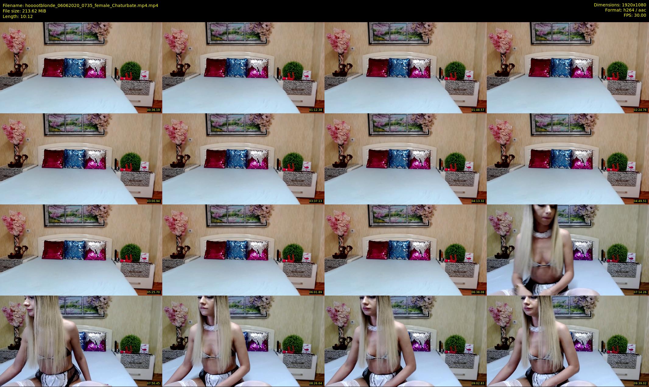hooootblonde — 11 minute Chaturbate female cam show recording, 1080p, Jun 6, 2020