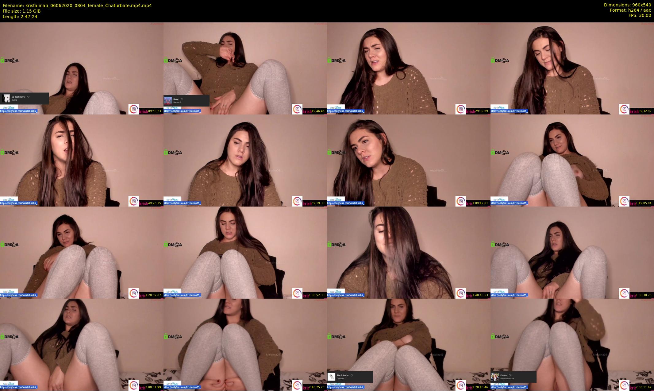 kristalina5 — 168 minute Chaturbate female cam show recording, 480p, Jun 6, 2020
