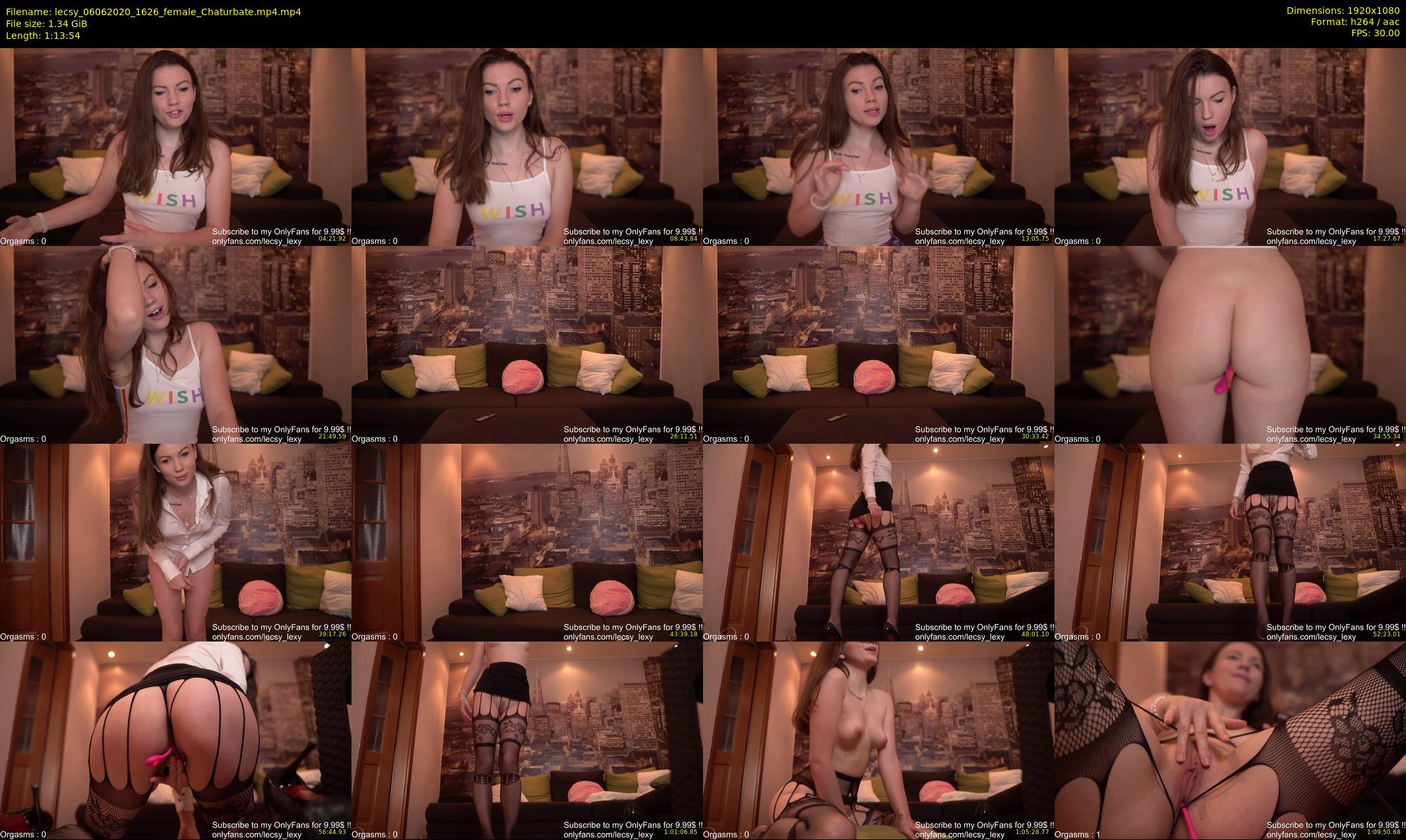 lecsy — 74 minute Chaturbate female cam show recording, 1080p, Jun 6, 2020