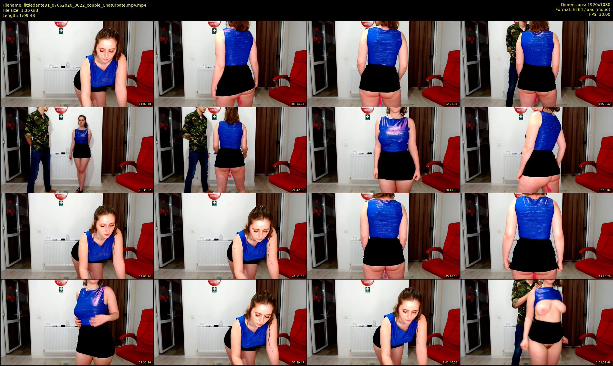 littledante91 — 70 minute Chaturbate couple cam show recording, 1080p, Jun 7, 2020