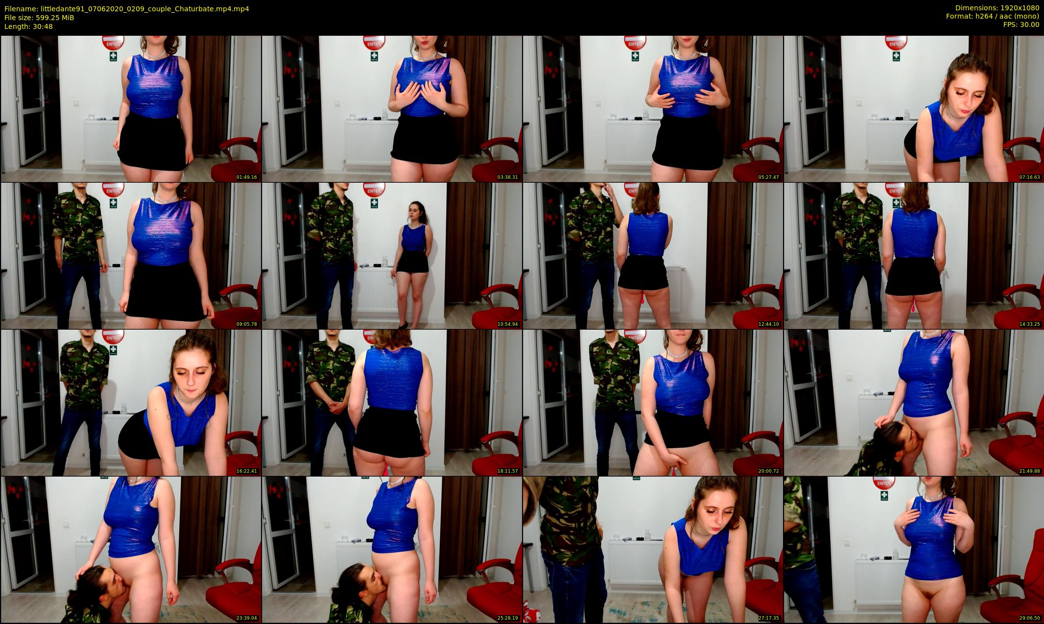 littledante91 — 31 minute Chaturbate couple cam show recording, 1080p, Jun 7, 2020
