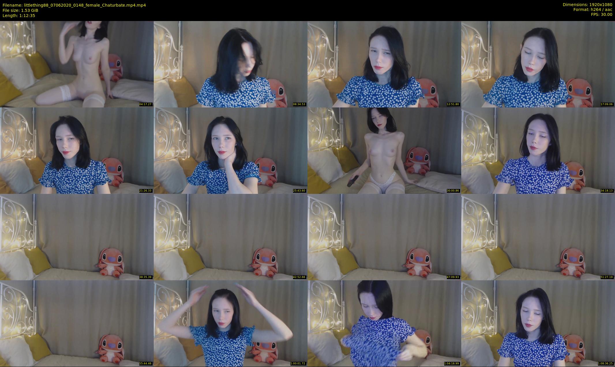 littlething88 — 73 minute Chaturbate female cam show recording, 1080p, Jun 7, 2020