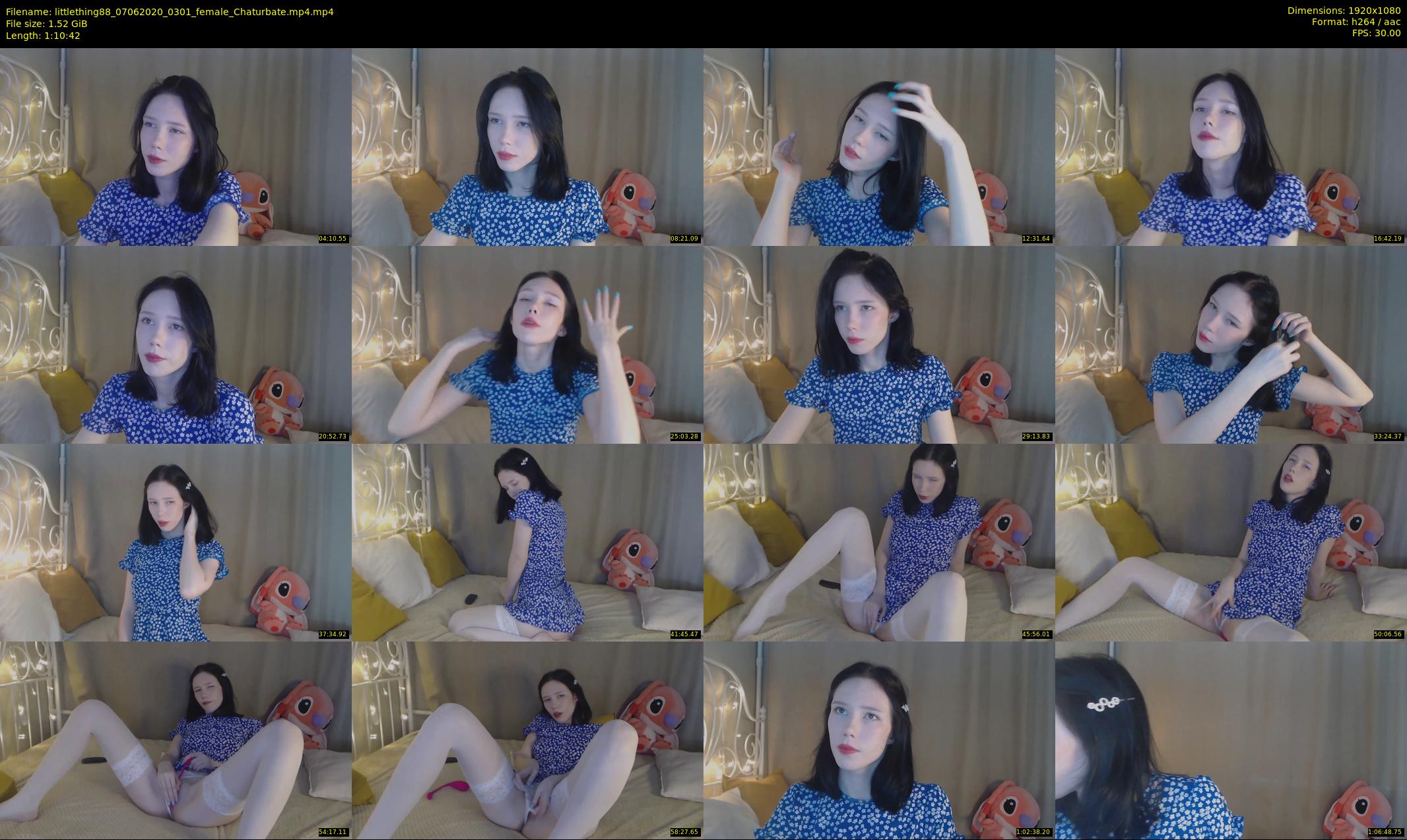 littlething88 — 71 minute Chaturbate female cam show recording, 1080p, Jun 7, 2020