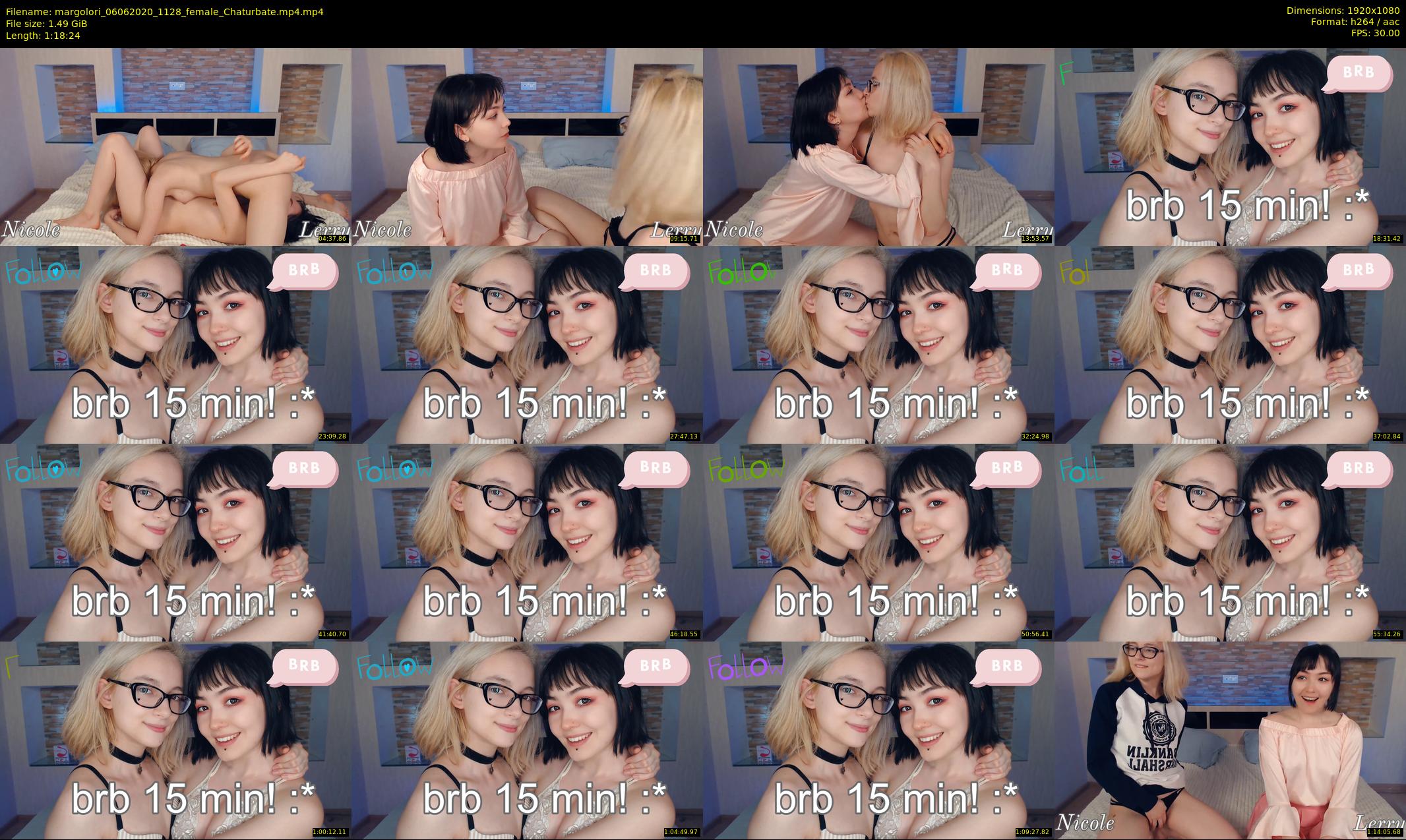 margolori — 79 minute Chaturbate couple cam show recording, 1080p, Jun 6, 2020