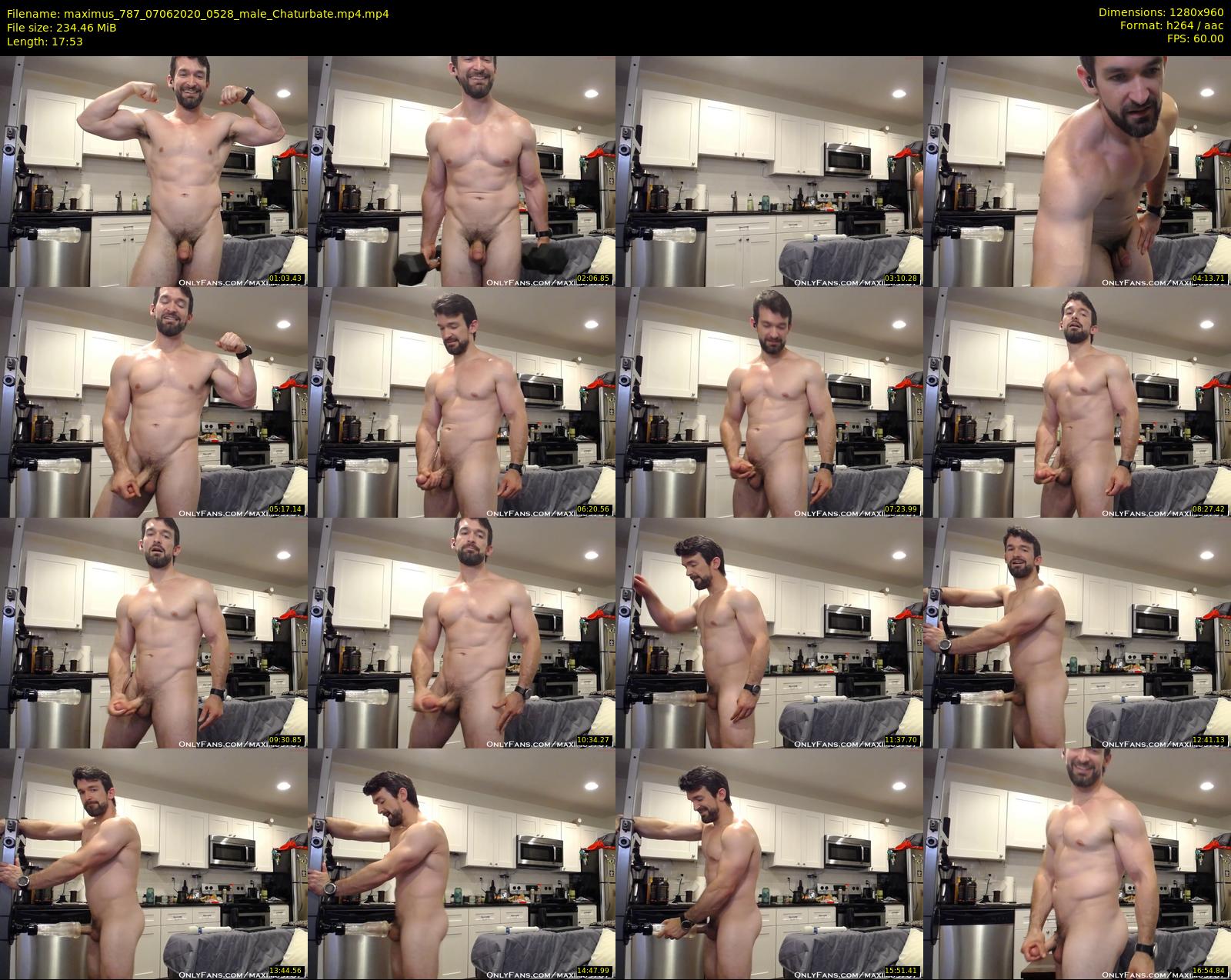 maximus_787 — 18 minute Chaturbate male cam show recording, 720p, Jun 7, 2020