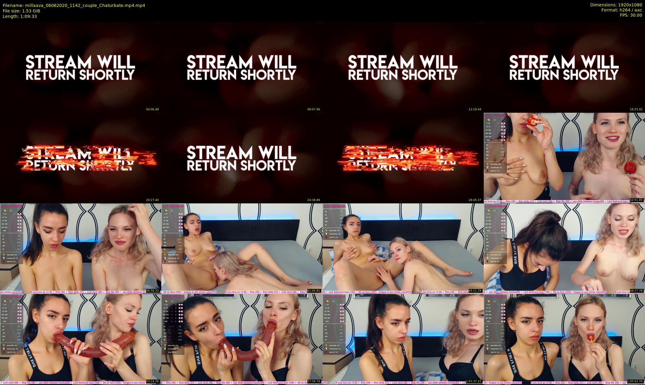 millaava — 70 minute Chaturbate female cam show recording, 1080p, Jun 6, 2020