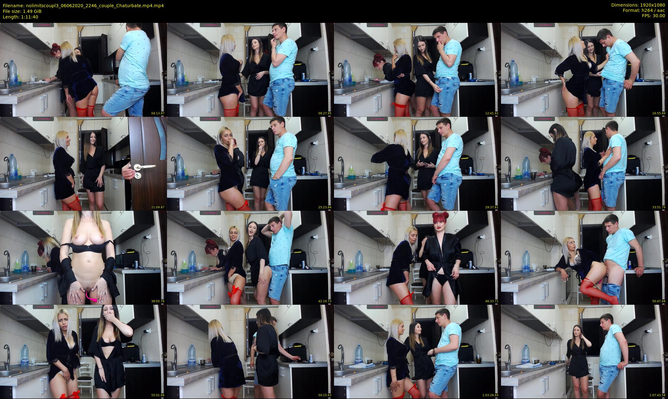 nolimitscoupl3 — 72 minute Chaturbate couple cam show recording, 1080p, Jun 6, 2020