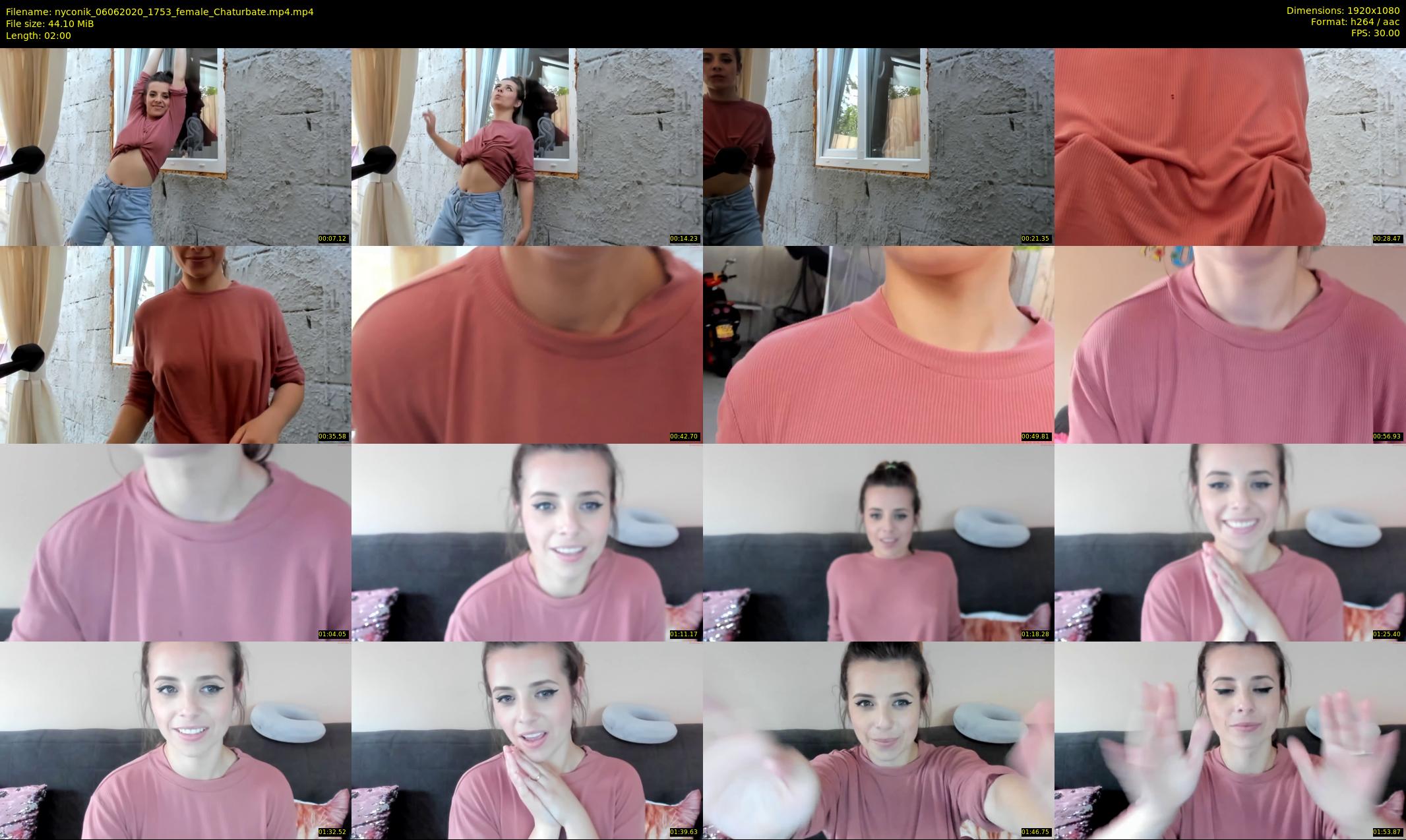 nyconik — 2 minute Chaturbate female cam show recording, 1080p, Jun 6, 2020