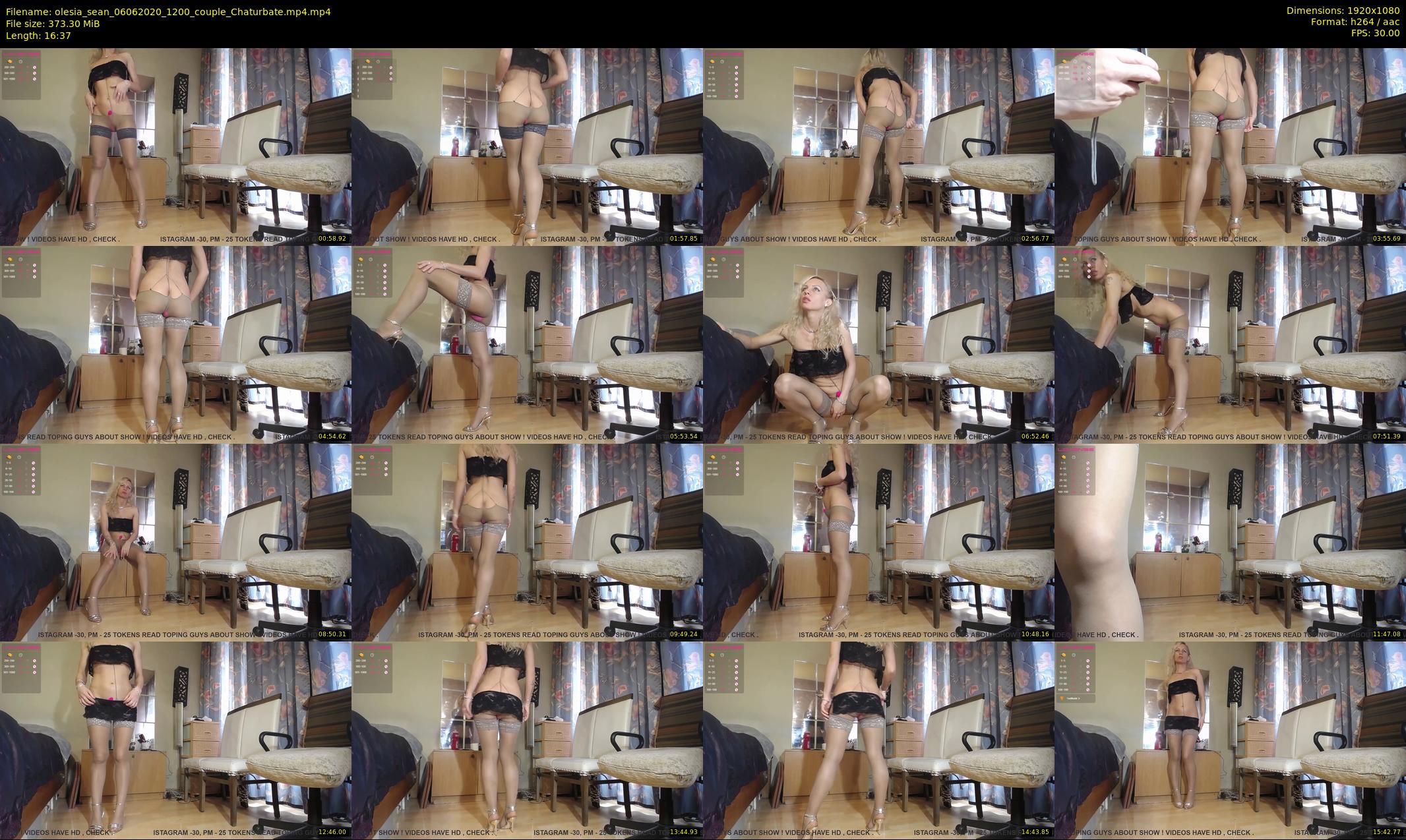 olesia_sean — 17 minute Chaturbate couple cam show recording, 1080p, Jun 6, 2020