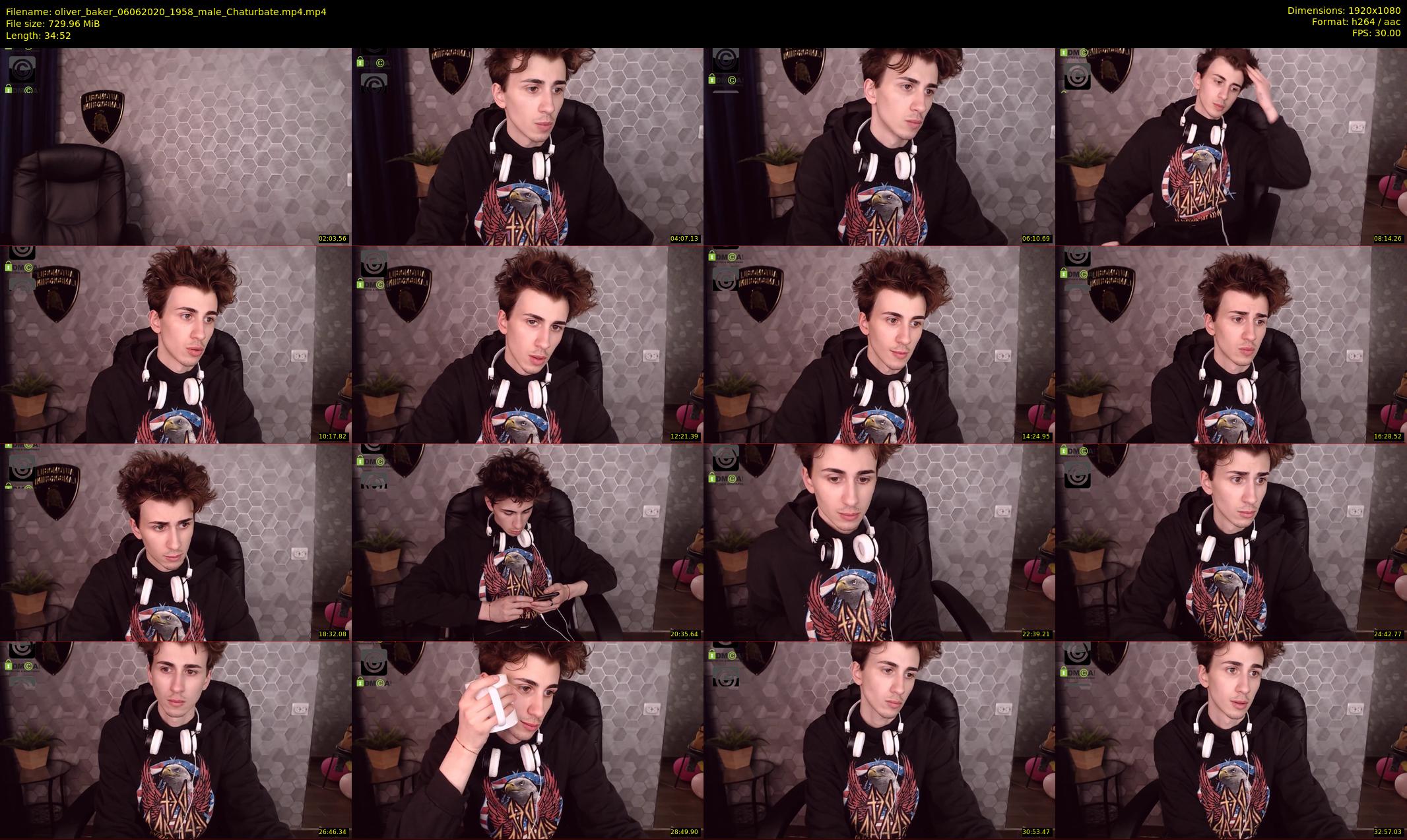 oliver_baker — 35 minute Chaturbate male cam show recording, 1080p, Jun 6, 2020