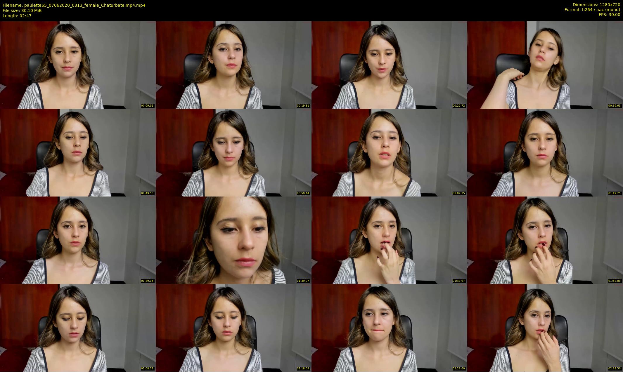 paulette65 — 3 minute Chaturbate female cam show recording, 720p, Jun 7, 2020