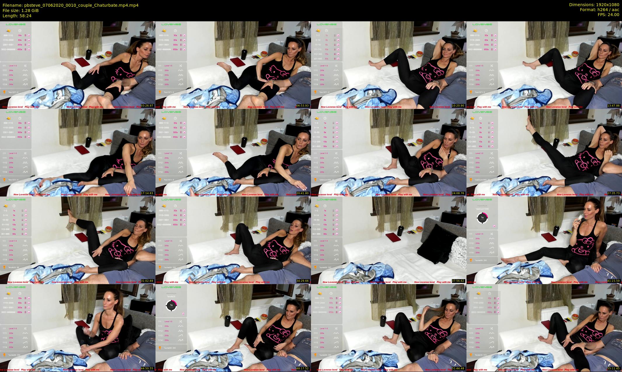 pbsteve — 59 minute Chaturbate couple cam show recording, 1080p, Jun 7, 2020