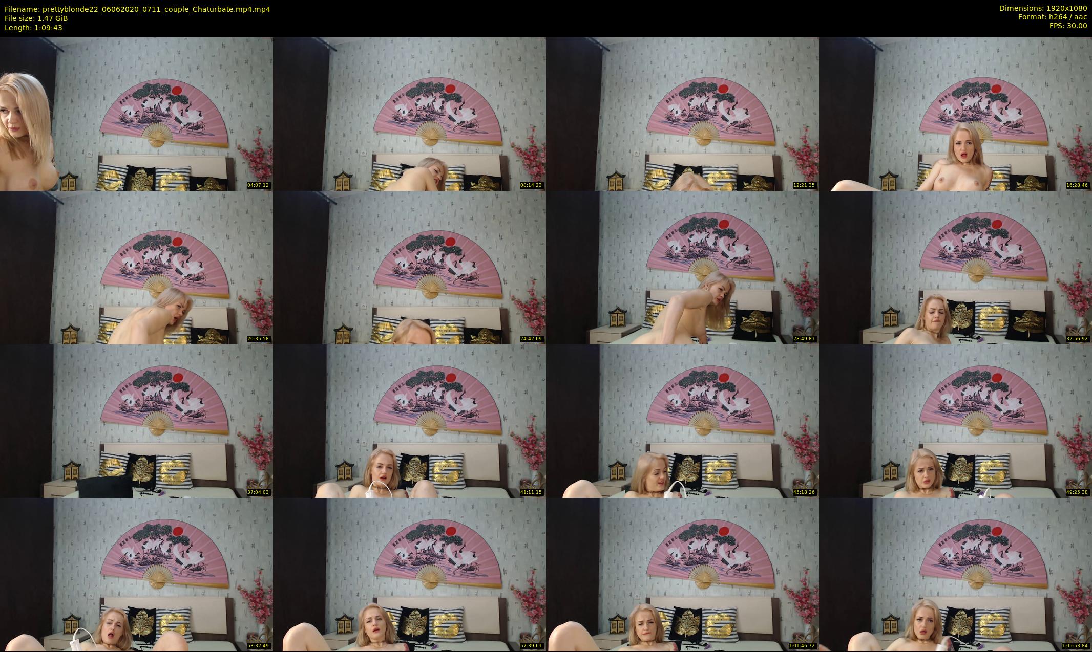 prettyblonde22 — 70 minute Chaturbate female cam show recording, 1080p, Jun 6, 2020