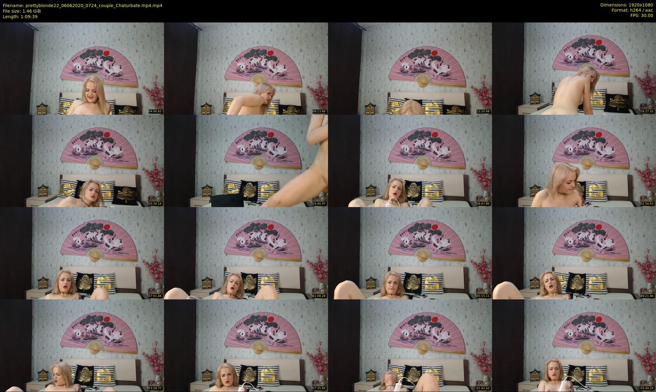 prettyblonde22 — 70 minute Chaturbate female cam show recording, 1080p, Jun 6, 2020