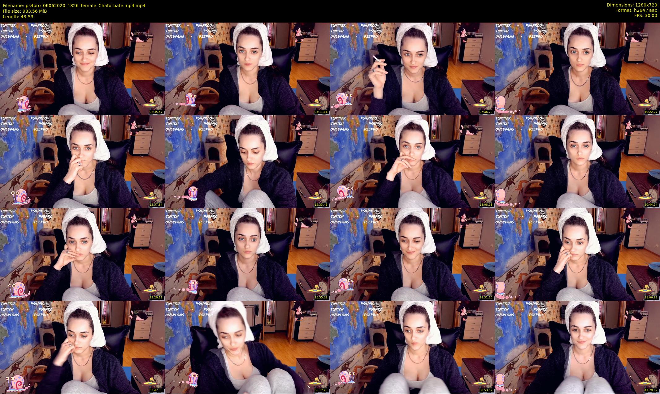 ps4pro — 44 minute Chaturbate female cam show recording, 720p, Jun 6, 2020