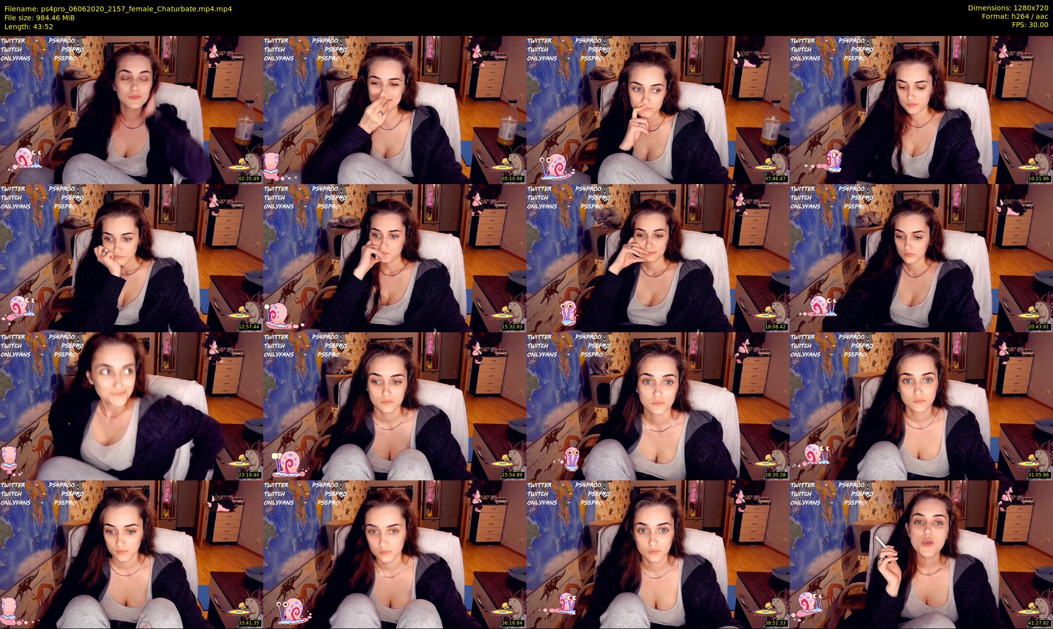 ps4pro — 44 minute Chaturbate female cam show recording, 720p, Jun 6, 2020