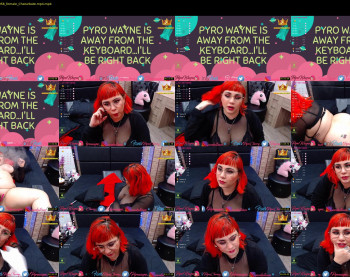 pyrowayne — 53 minute Chaturbate female cam show recording, 720p, Jun 7, 2020