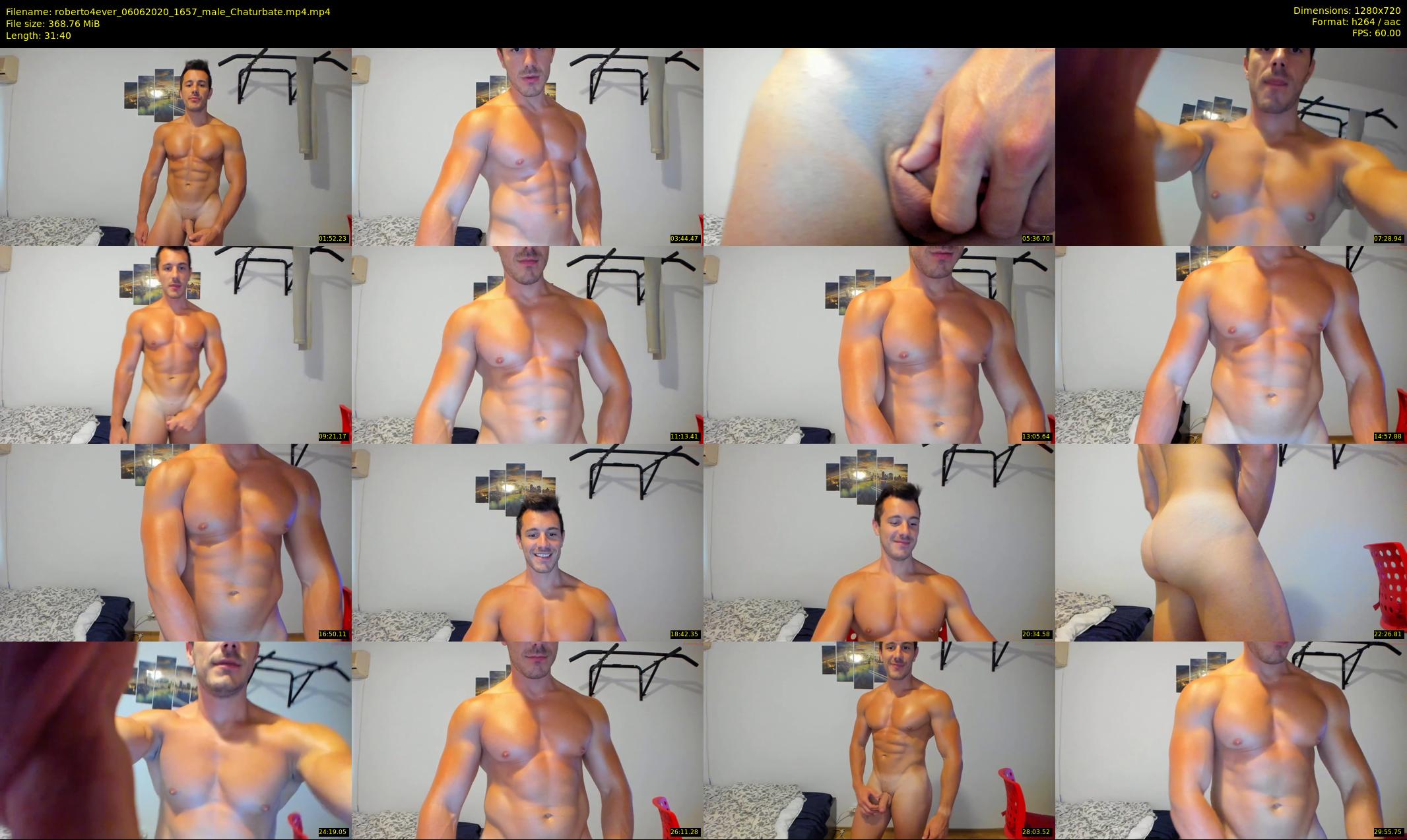 roberto4ever — 32 minute Chaturbate male cam show recording, 720p, Jun 6, 2020