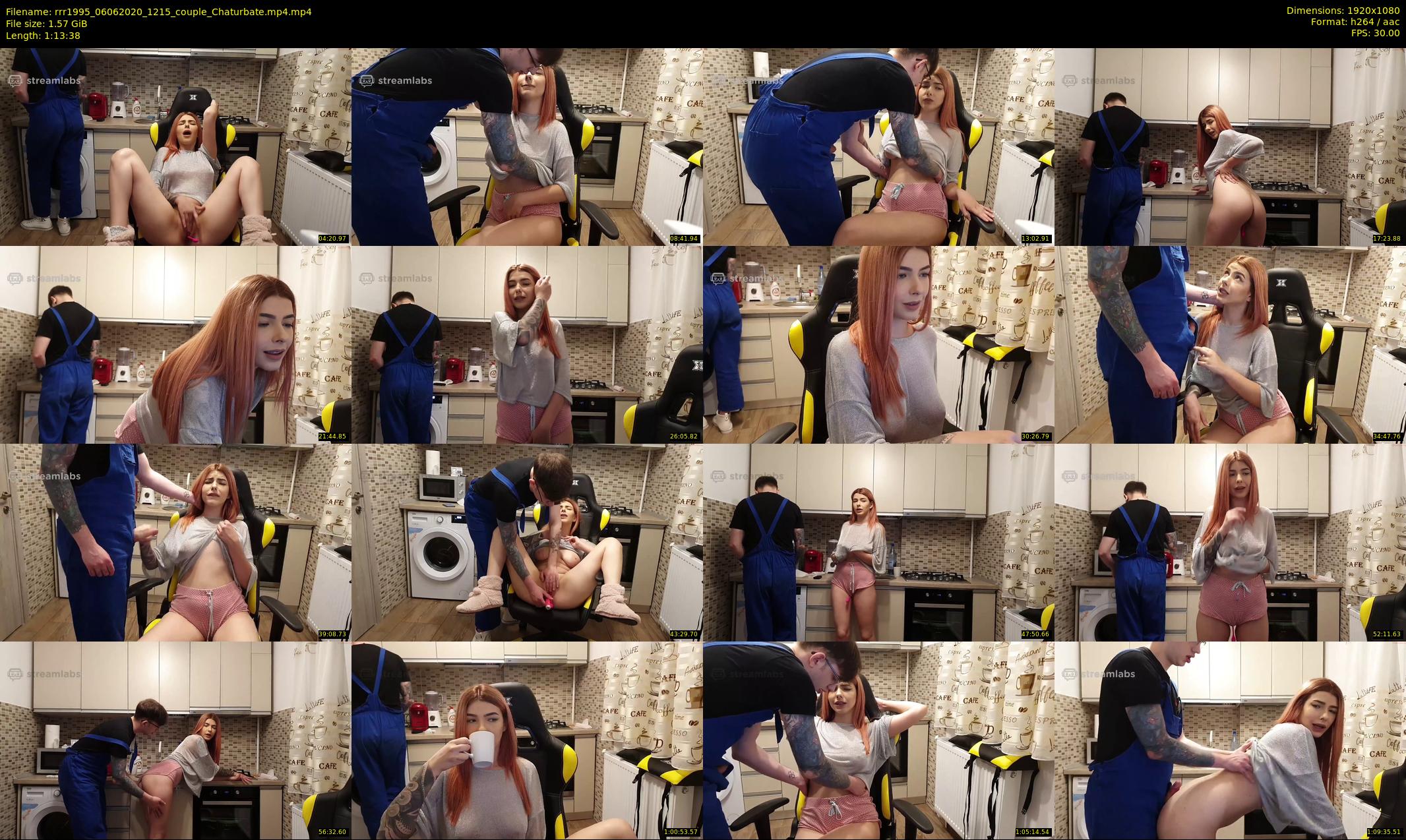 rrr1995 — 74 minute Chaturbate couple cam show recording, 1080p, Jun 6, 2020