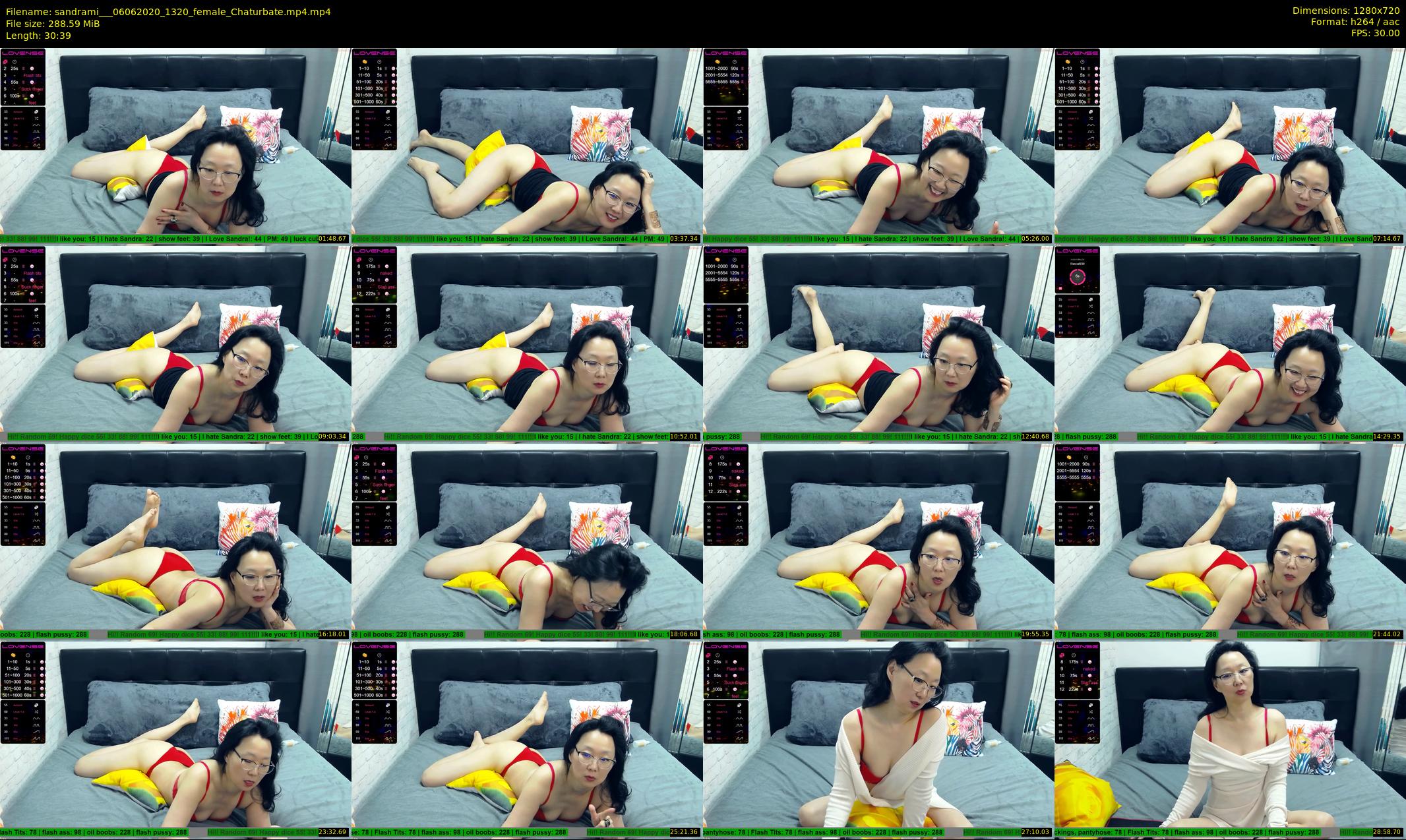 sandrami__ — 31 minute Chaturbate female cam show recording, 720p, Jun 6, 2020