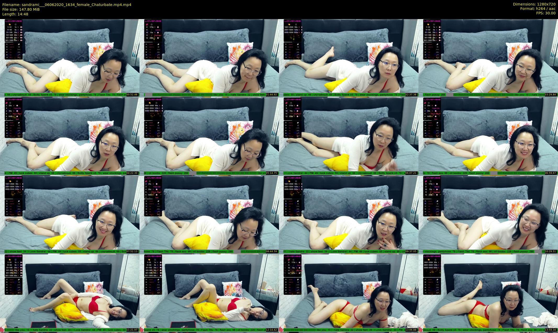 sandrami__ — 15 minute Chaturbate female cam show recording, 720p, Jun 6, 2020