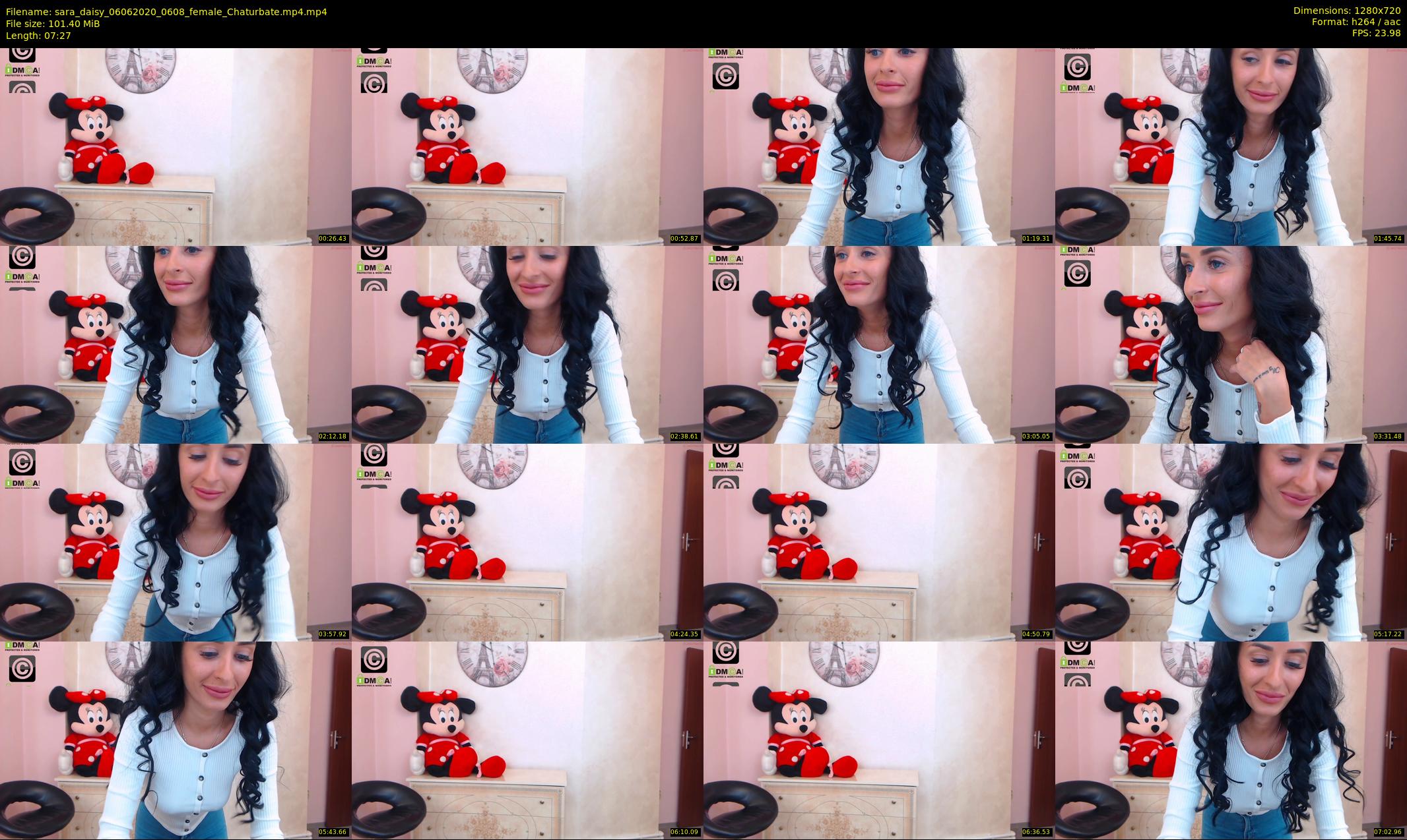 sara_daisy — 8 minute Chaturbate female cam show recording, 720p, Jun 6, 2020