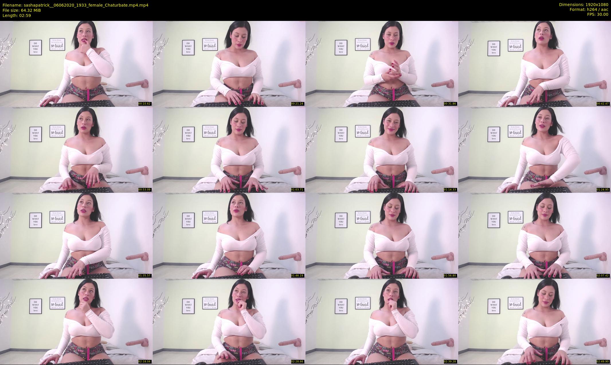 sashapatrick_ — 3 minute Chaturbate female cam show recording, 1080p, Jun 6, 2020