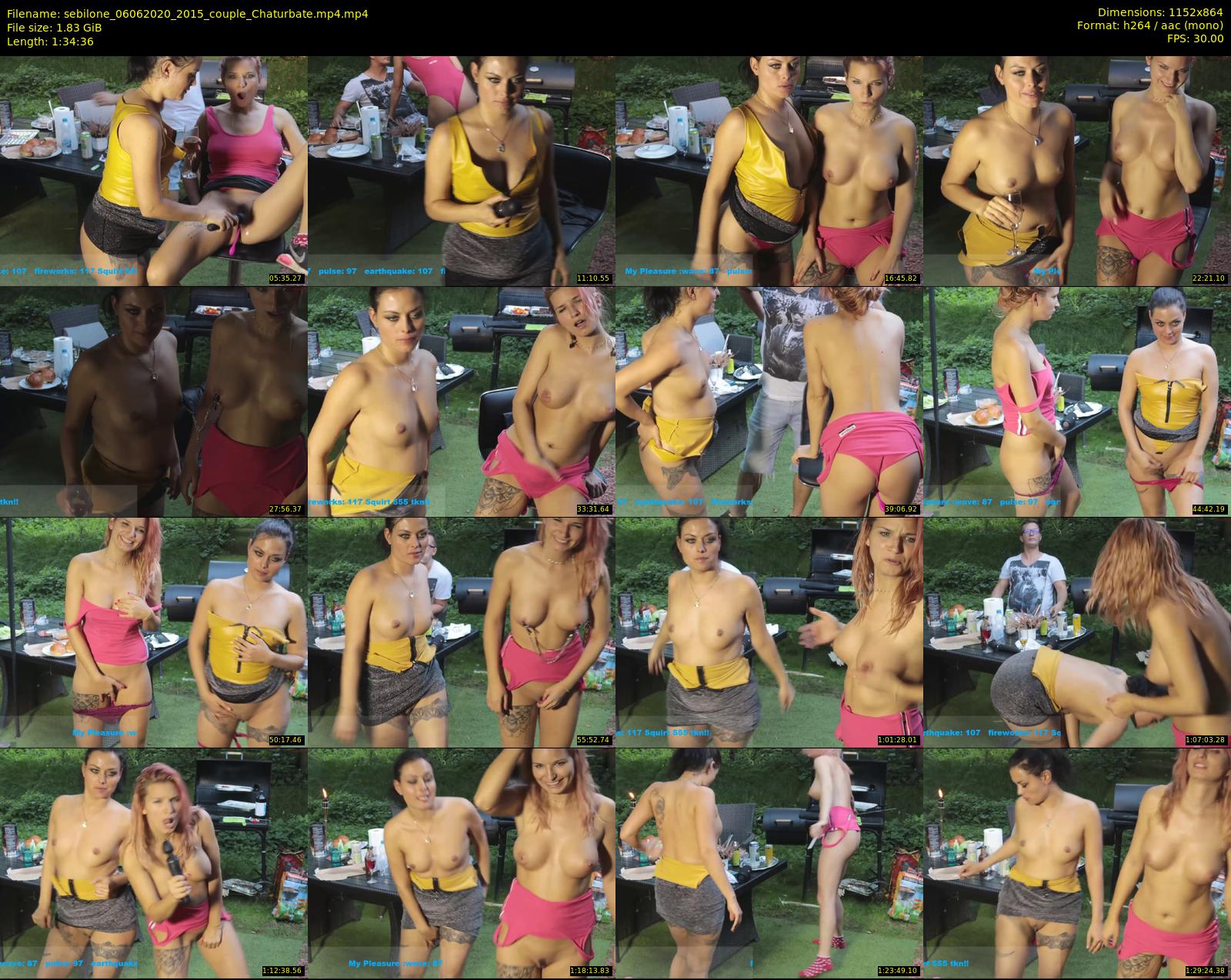 sebilone — 95 minute Chaturbate couple cam show recording, 720p, Jun 6, 2020